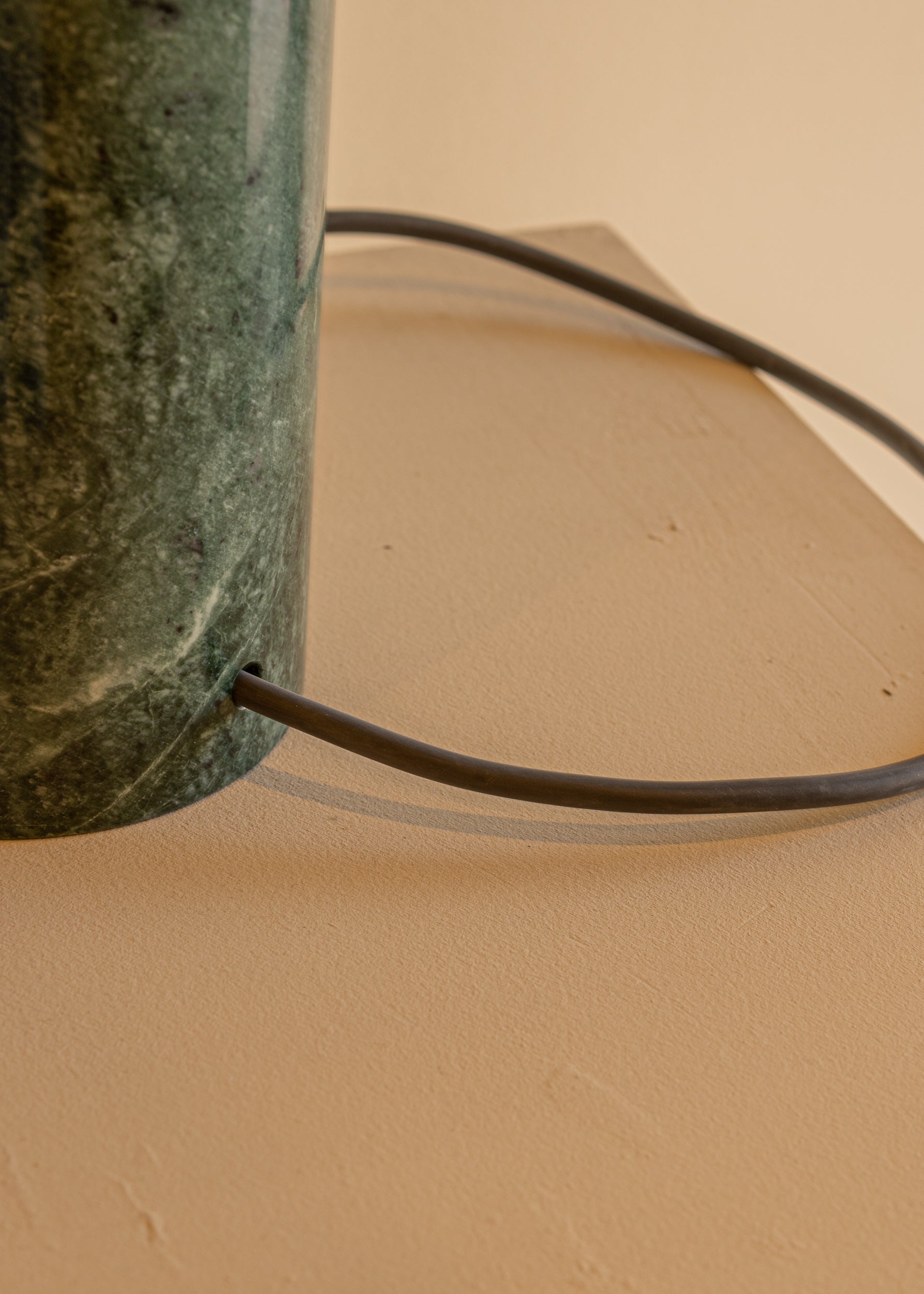 Tischlampe PURA KELO grüner Marmor