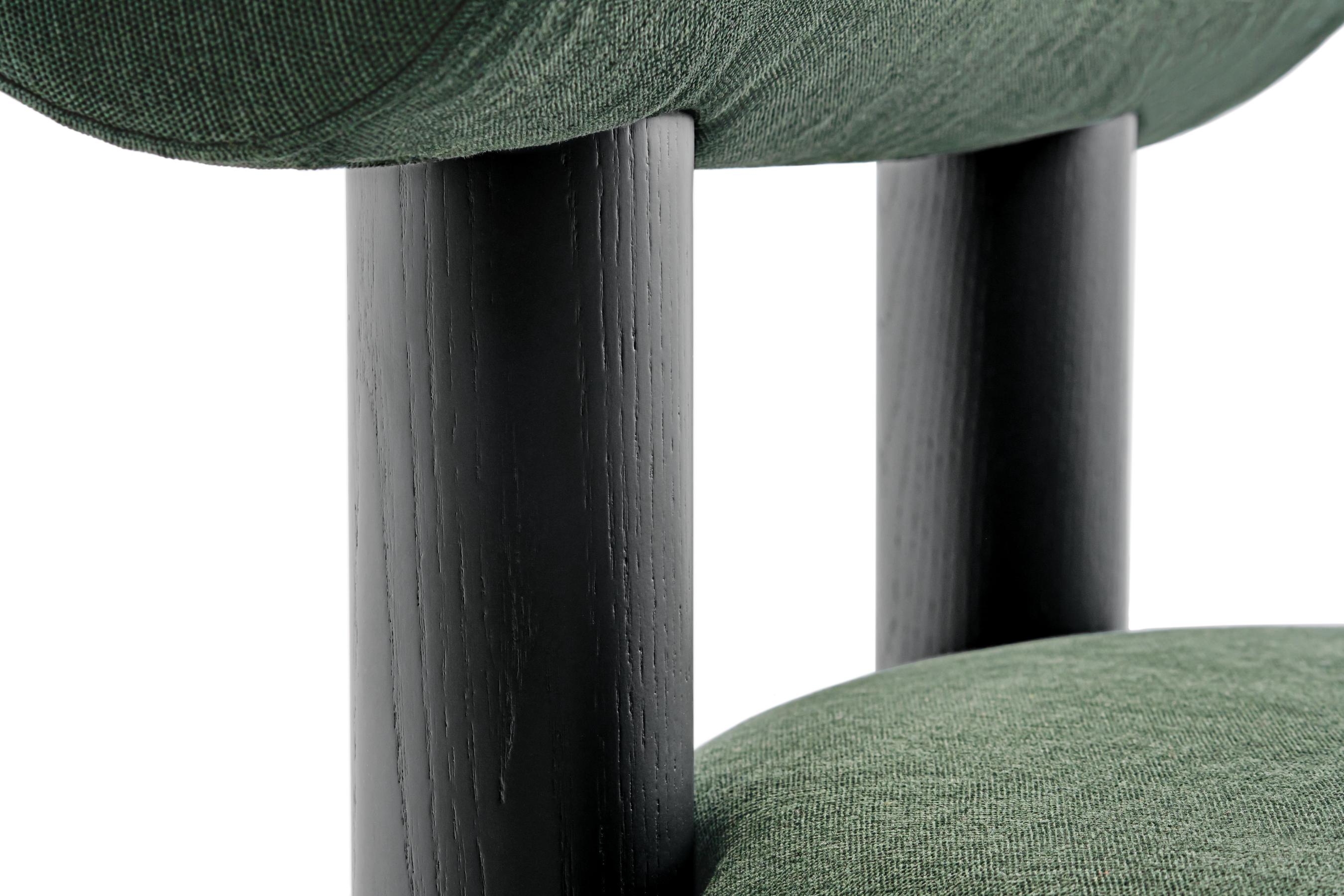 Polsterstuhl GROPIUS CS2 mit Holzgestell