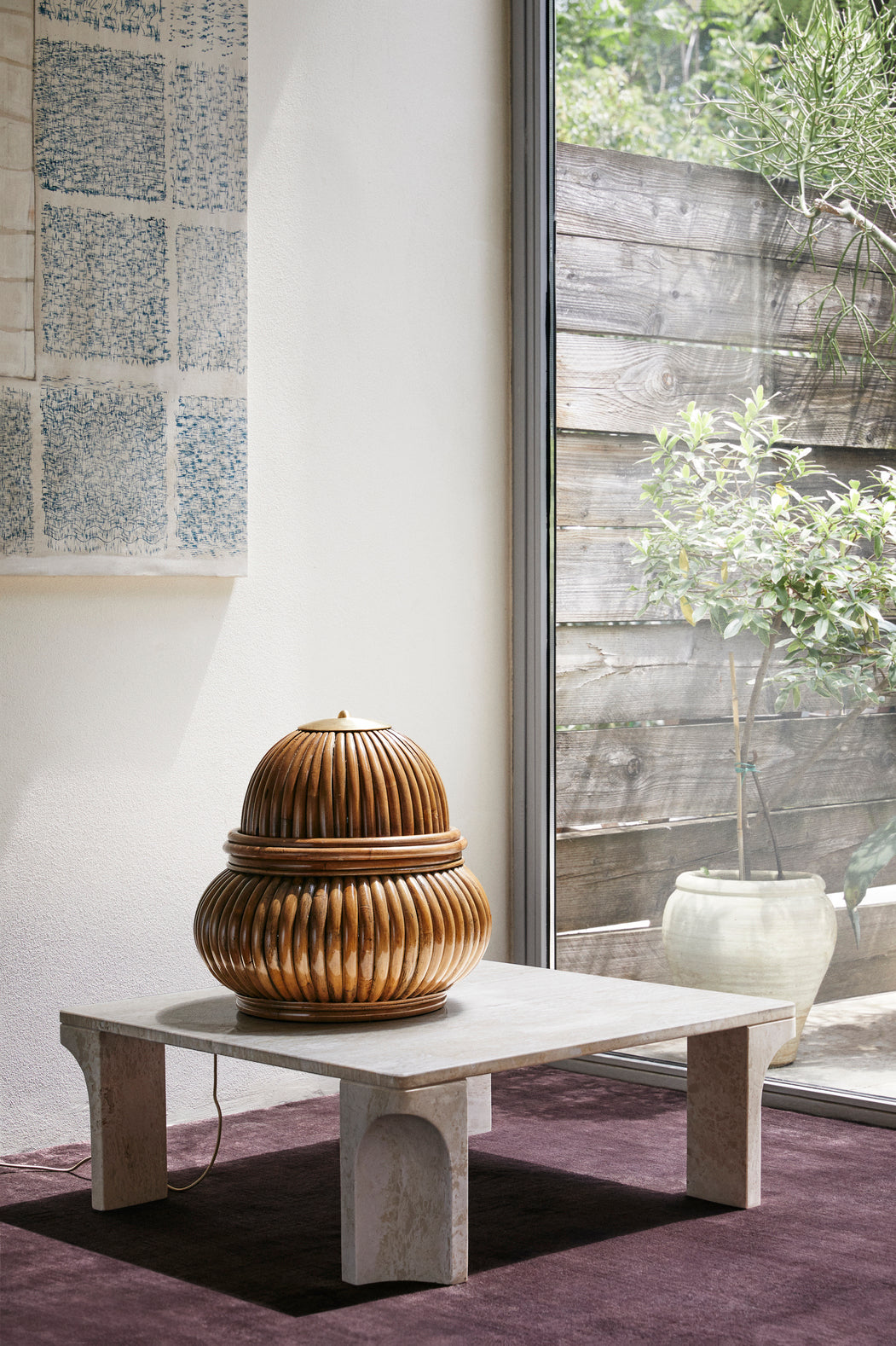 BOHEMIAN Rattan-Außenlampe
