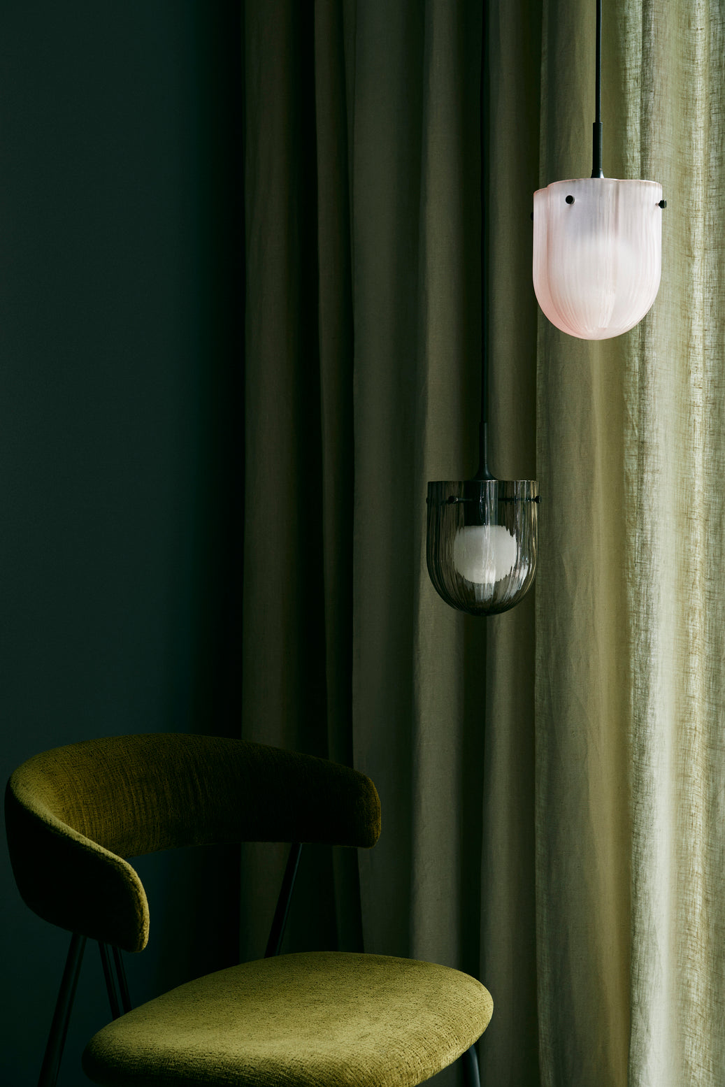 SEINE pendant lamp smoked glass