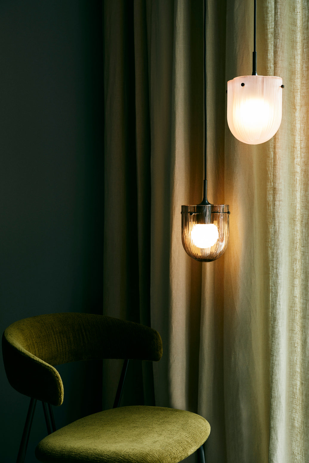 SEINE pendant lamp smoked glass