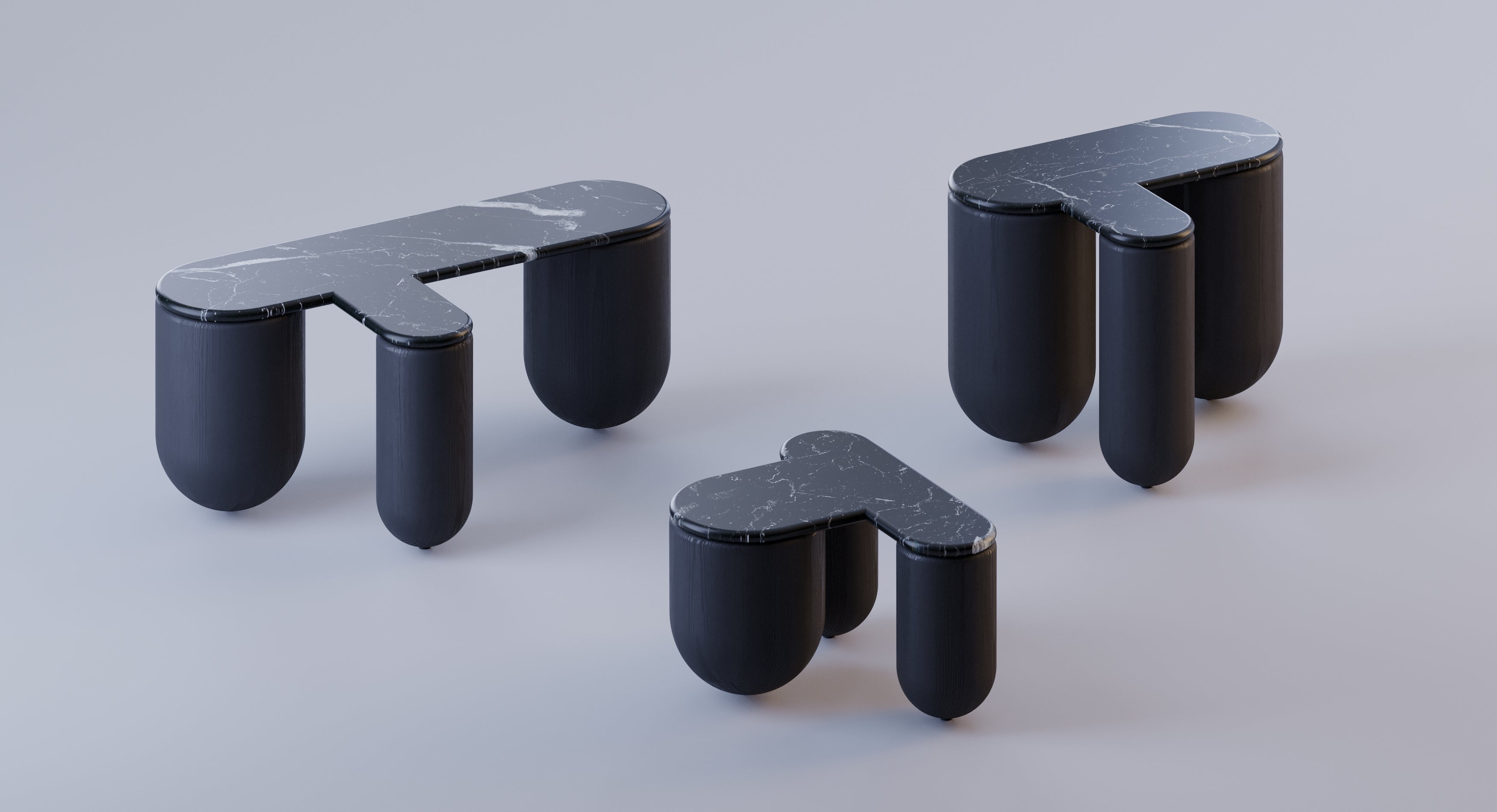 HELLO 3 Ash Wood Coffee Table