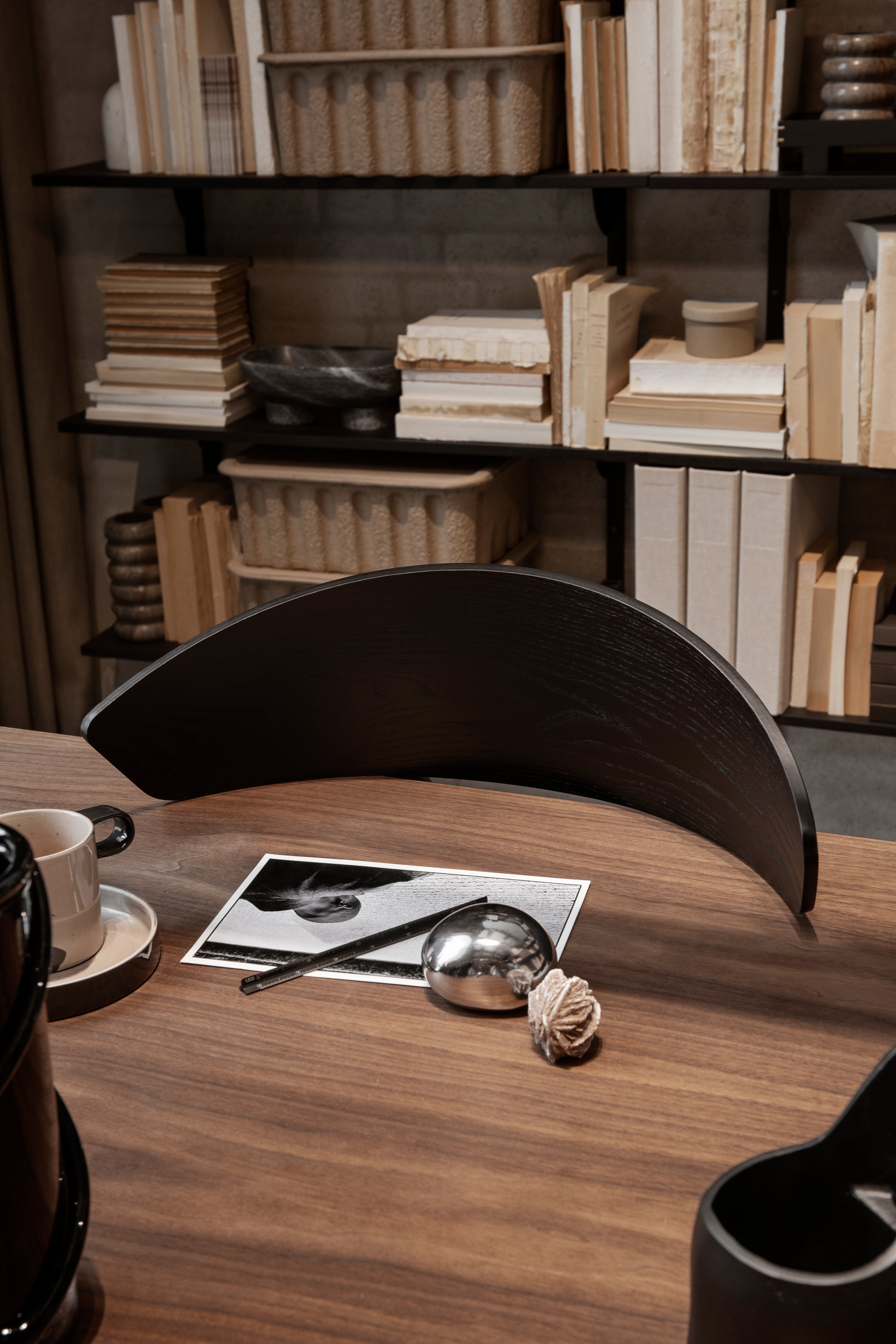 Chair Herman Wood Black Buk
