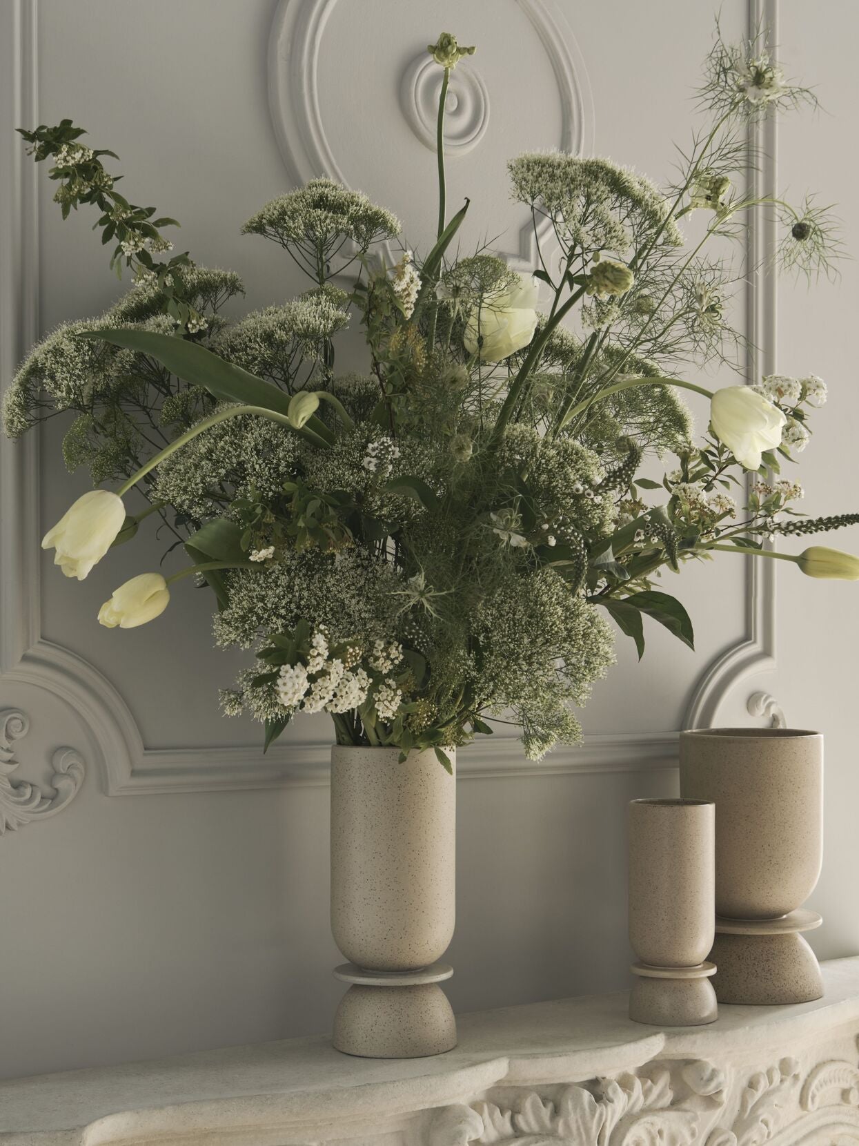 Stunde Vase Sandkeramik