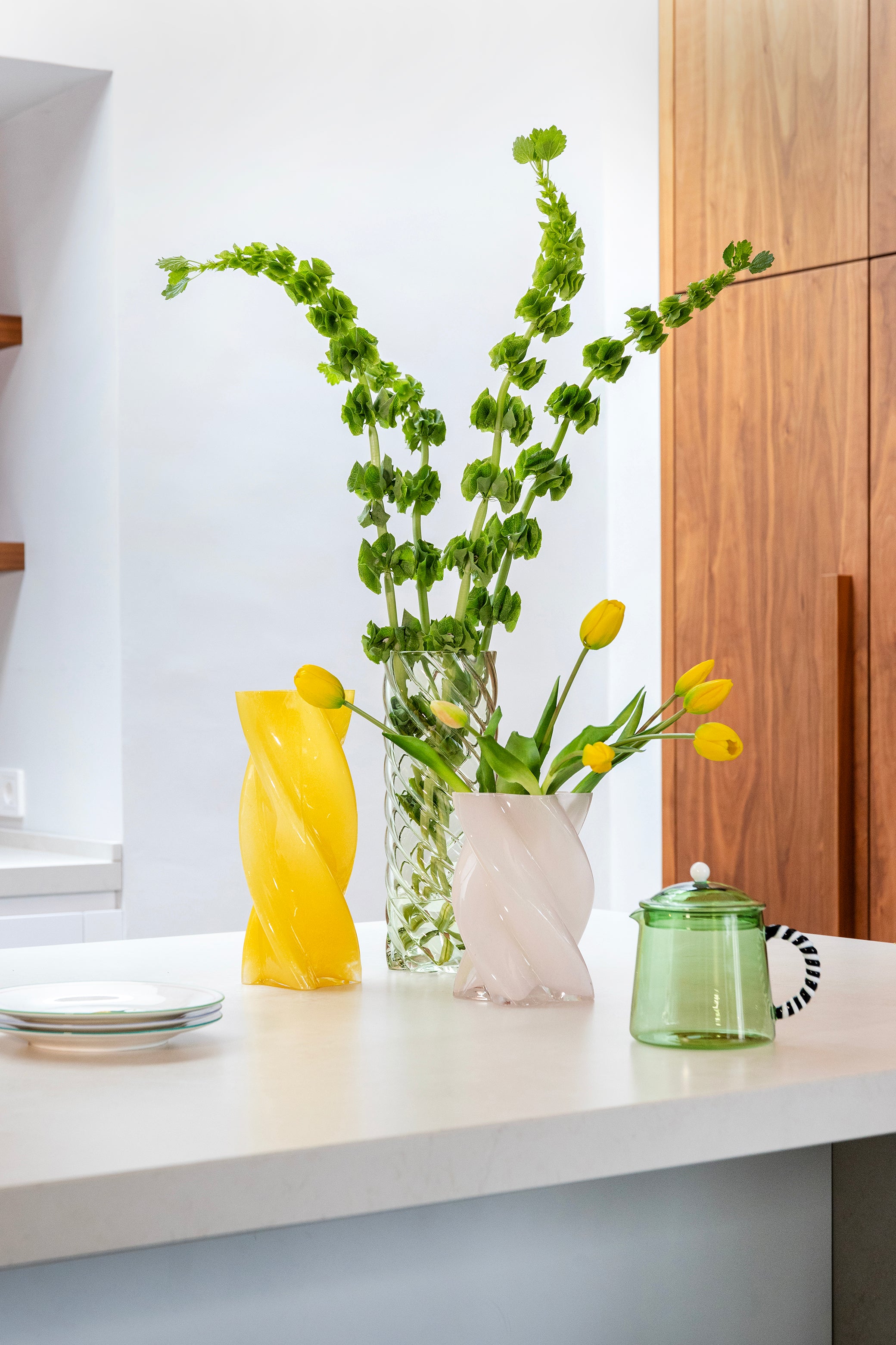 MARSHMALLOW OPAQUE Vase yellow