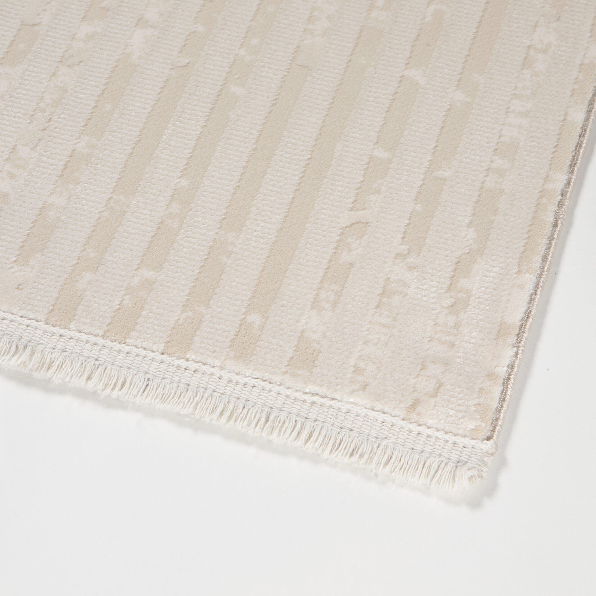 Beige Beige Teppich