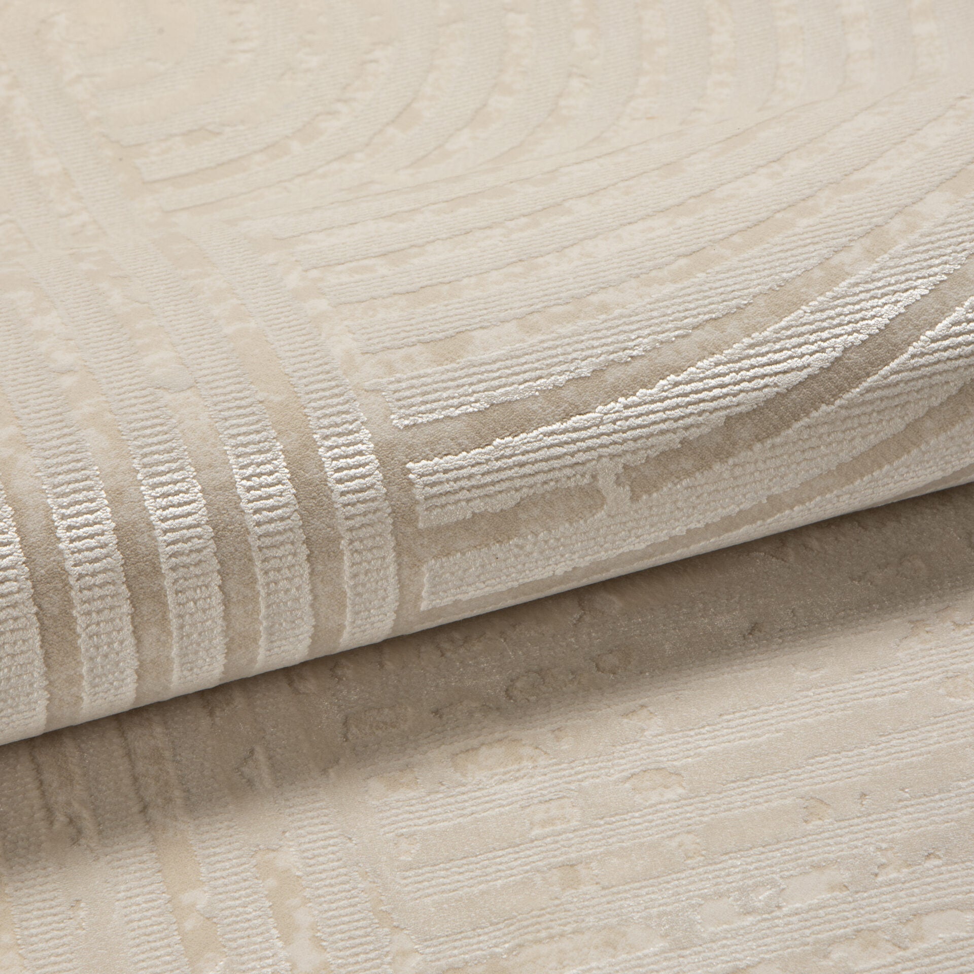 Beige Beige Teppich