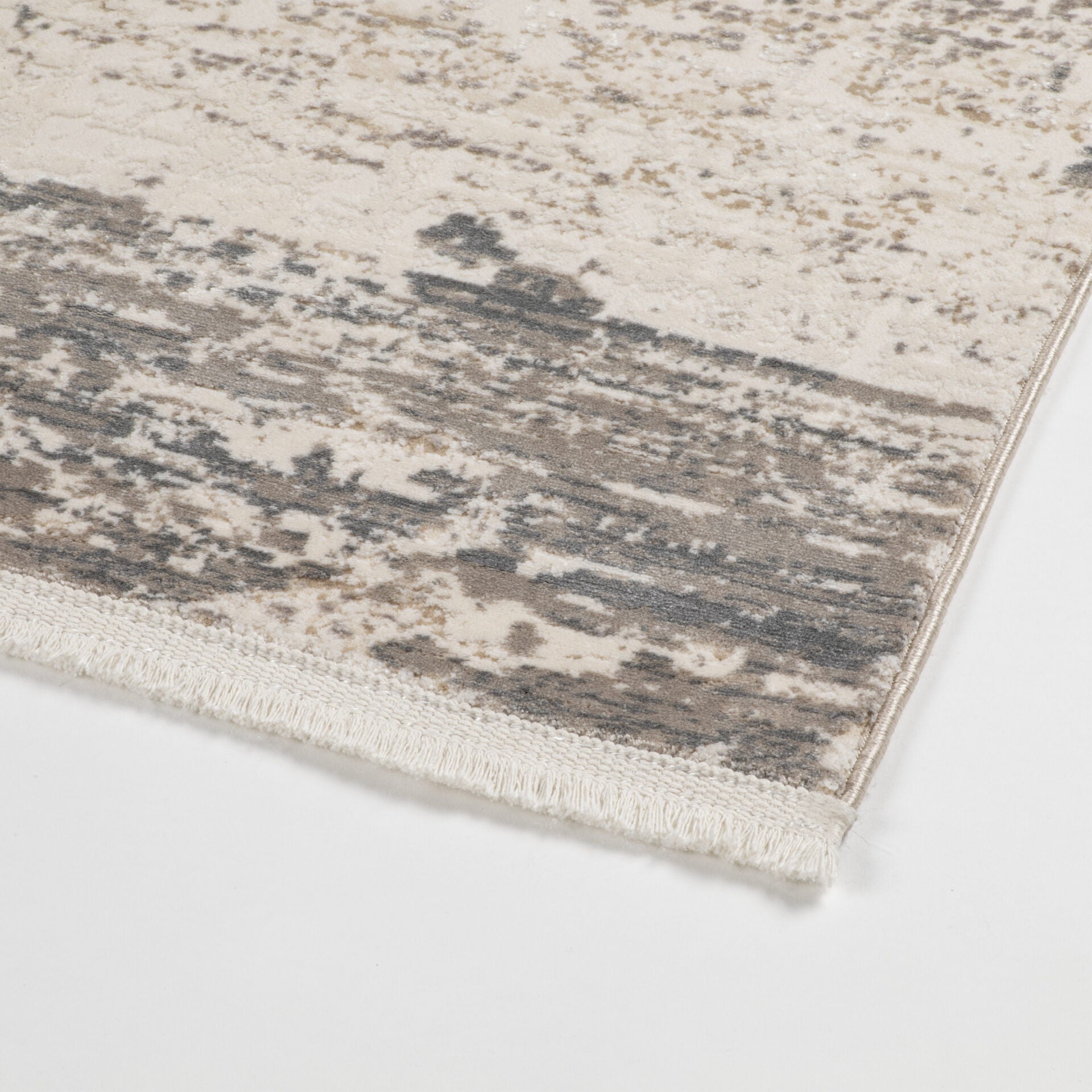 Beige Fields Teppich Beige