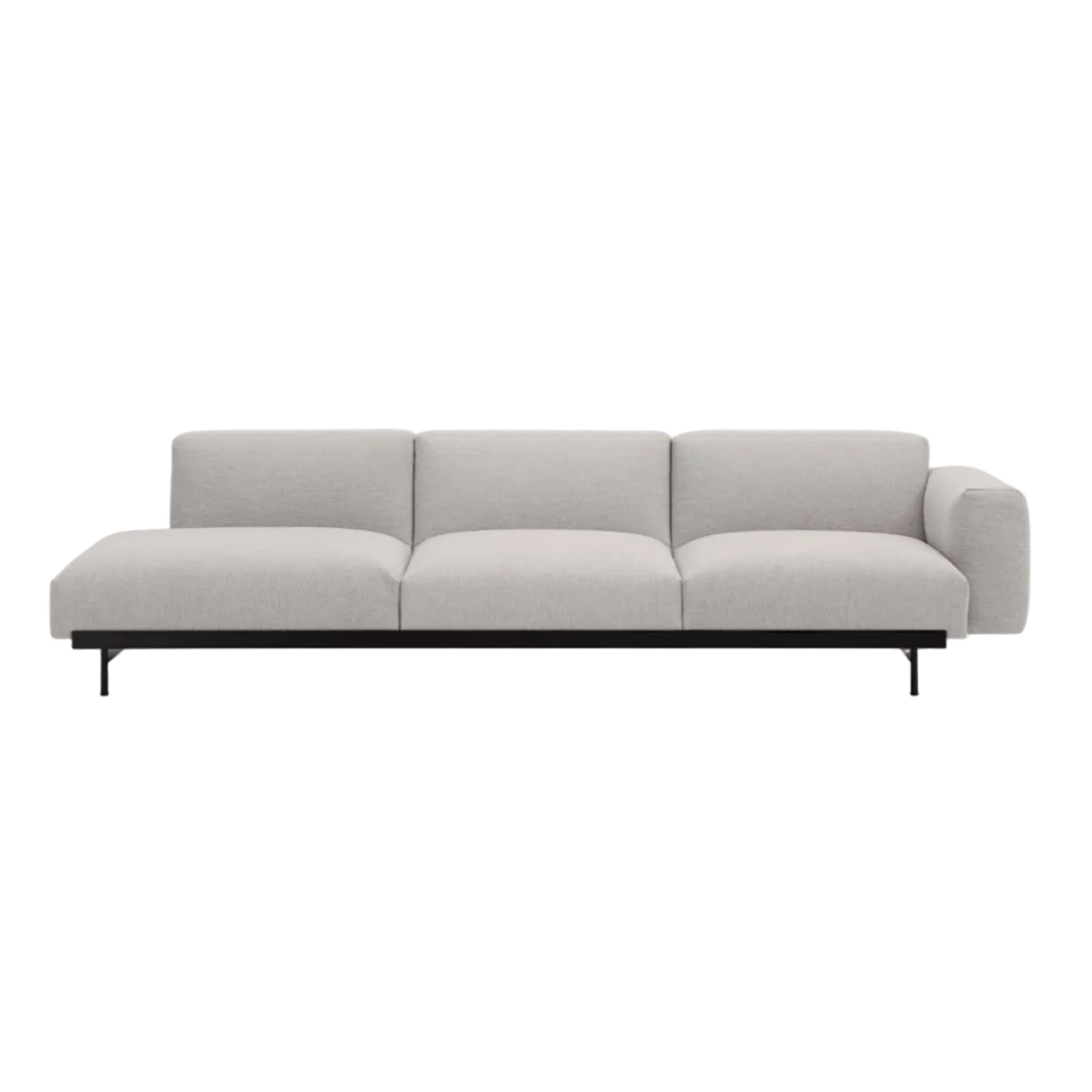 Sofa 3-osobowa otwarta lewostronna IN SITU tapicerowana