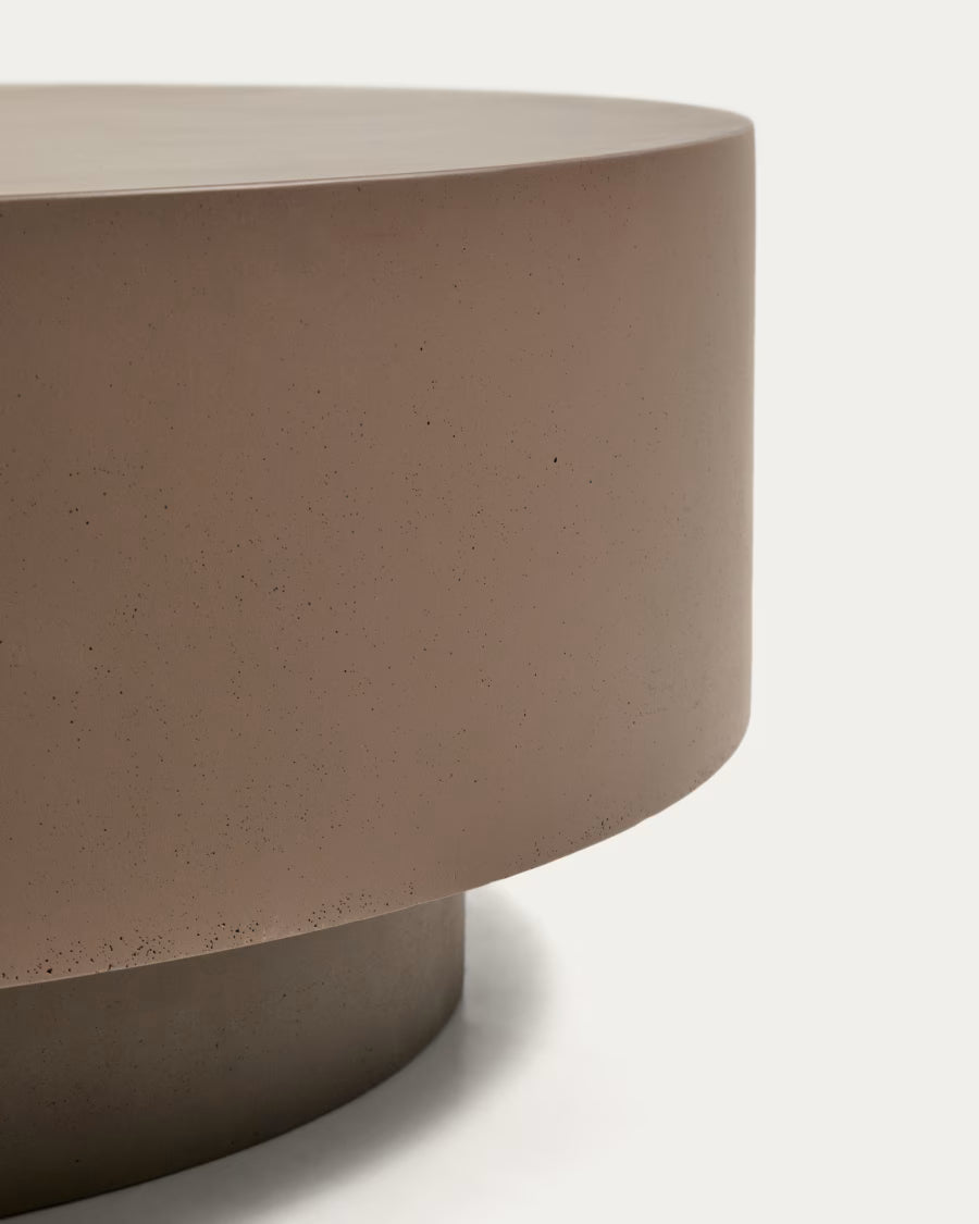 GARBET Brown Cement Coffee Table