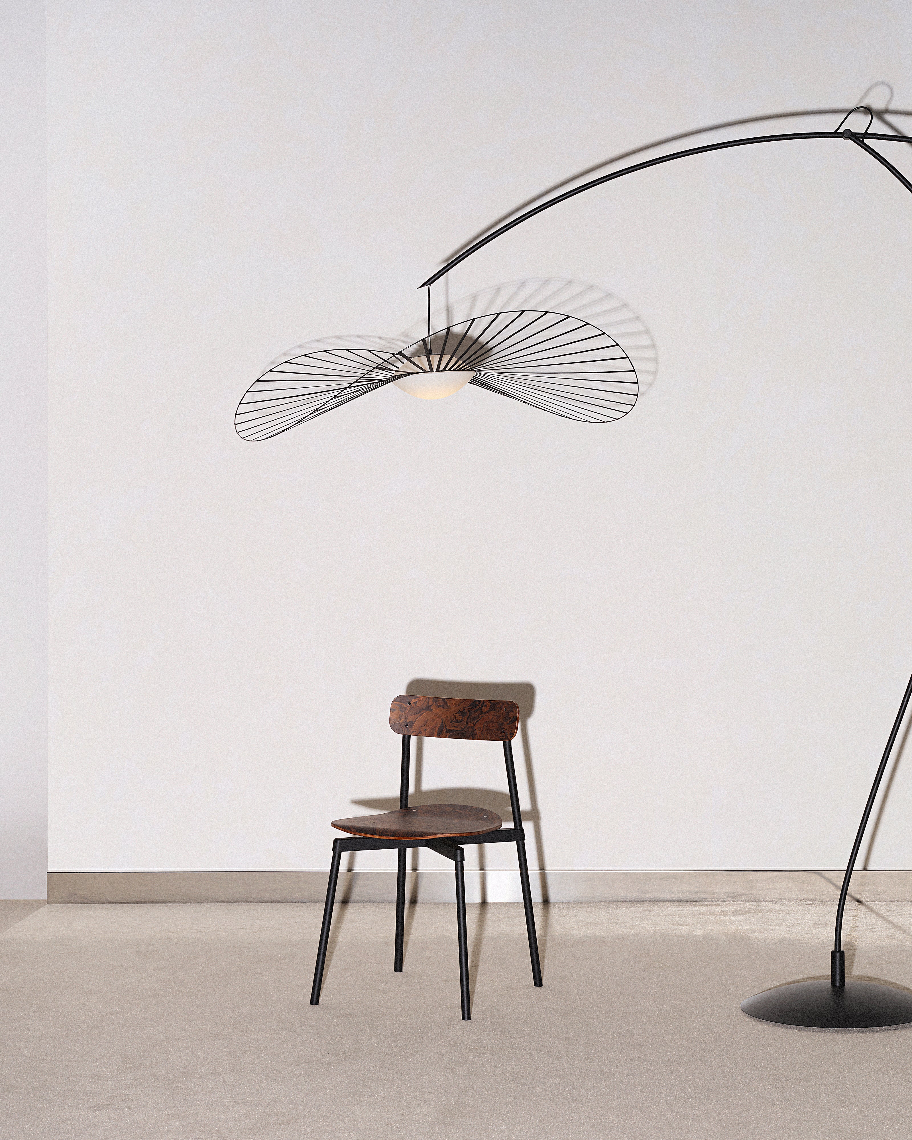 Lampa podłogowa VERTIGO NOVA czarny