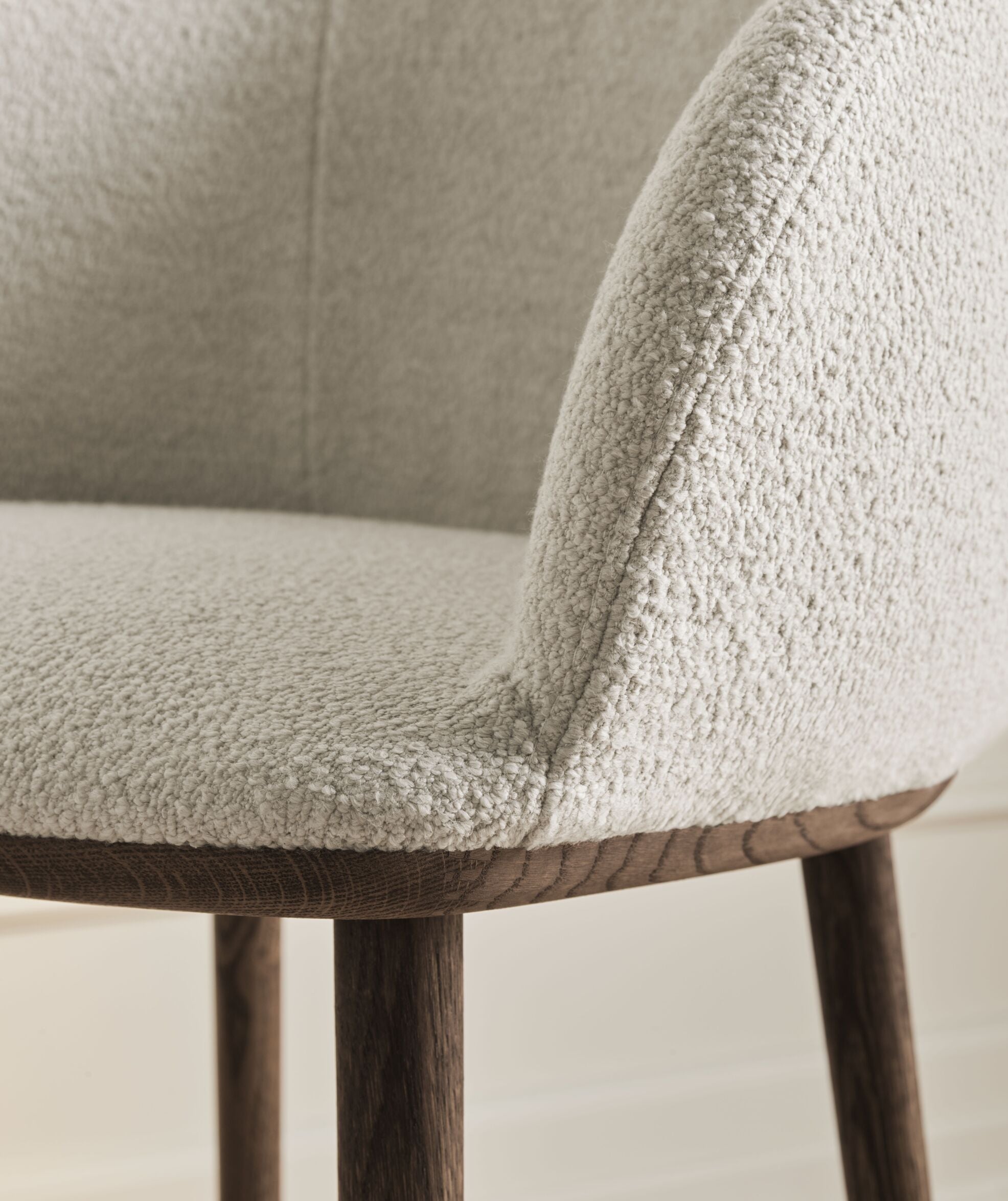 Chair Join Base made of bleached oak wood