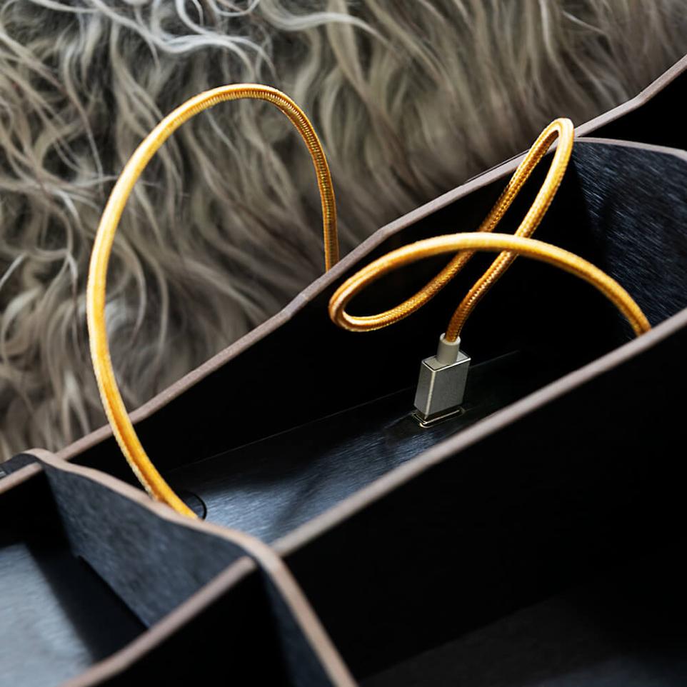 Lampe JUNON Ziegelrot