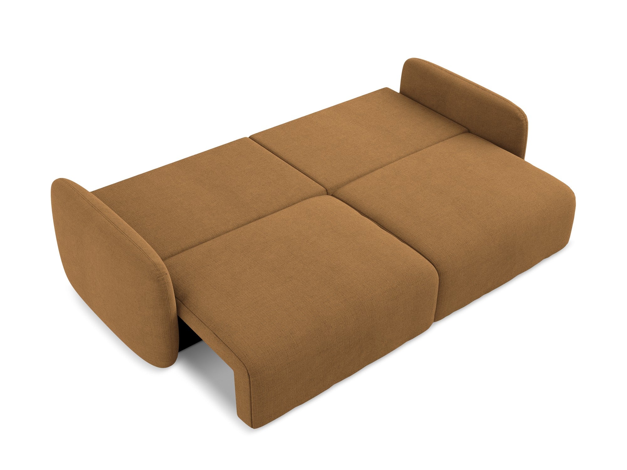 3-Seater Sofa with Sleeping Function KALENA Terracotta