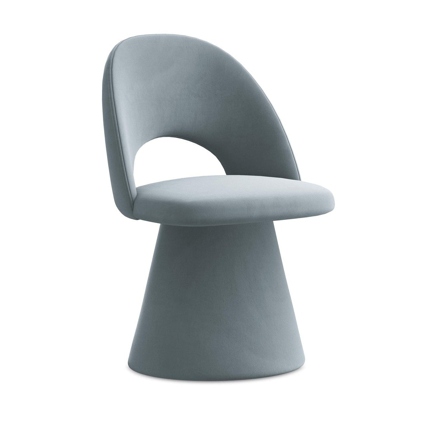 Velvet Chair KALO Light Blue