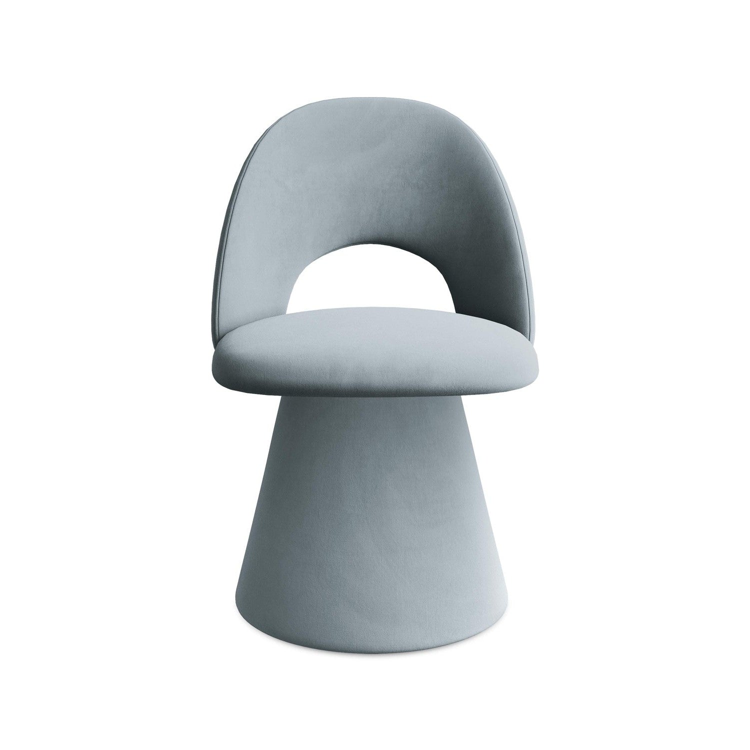 Velvet Chair KALO Light Blue