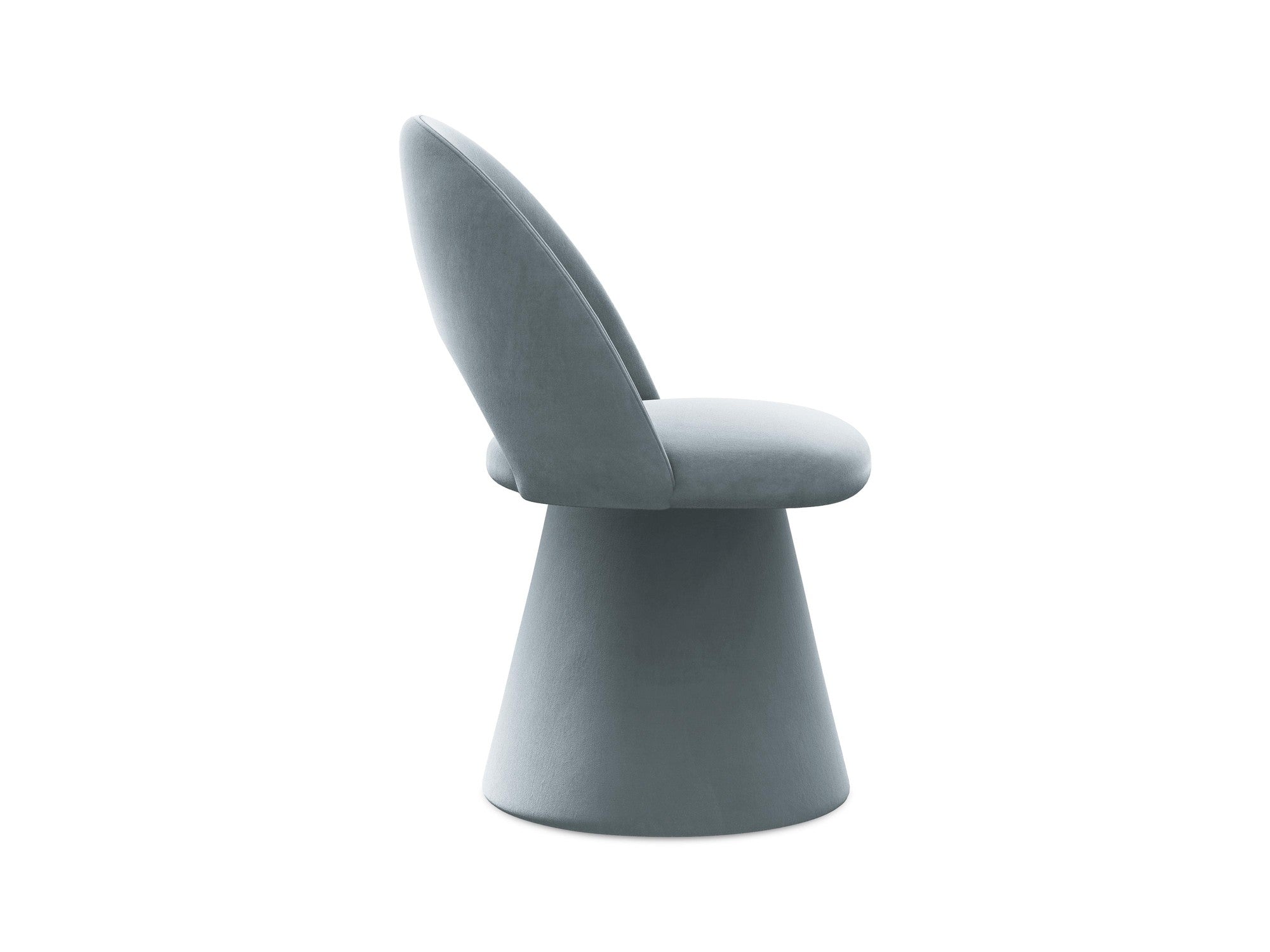 Velvet Chair KALO Light Blue