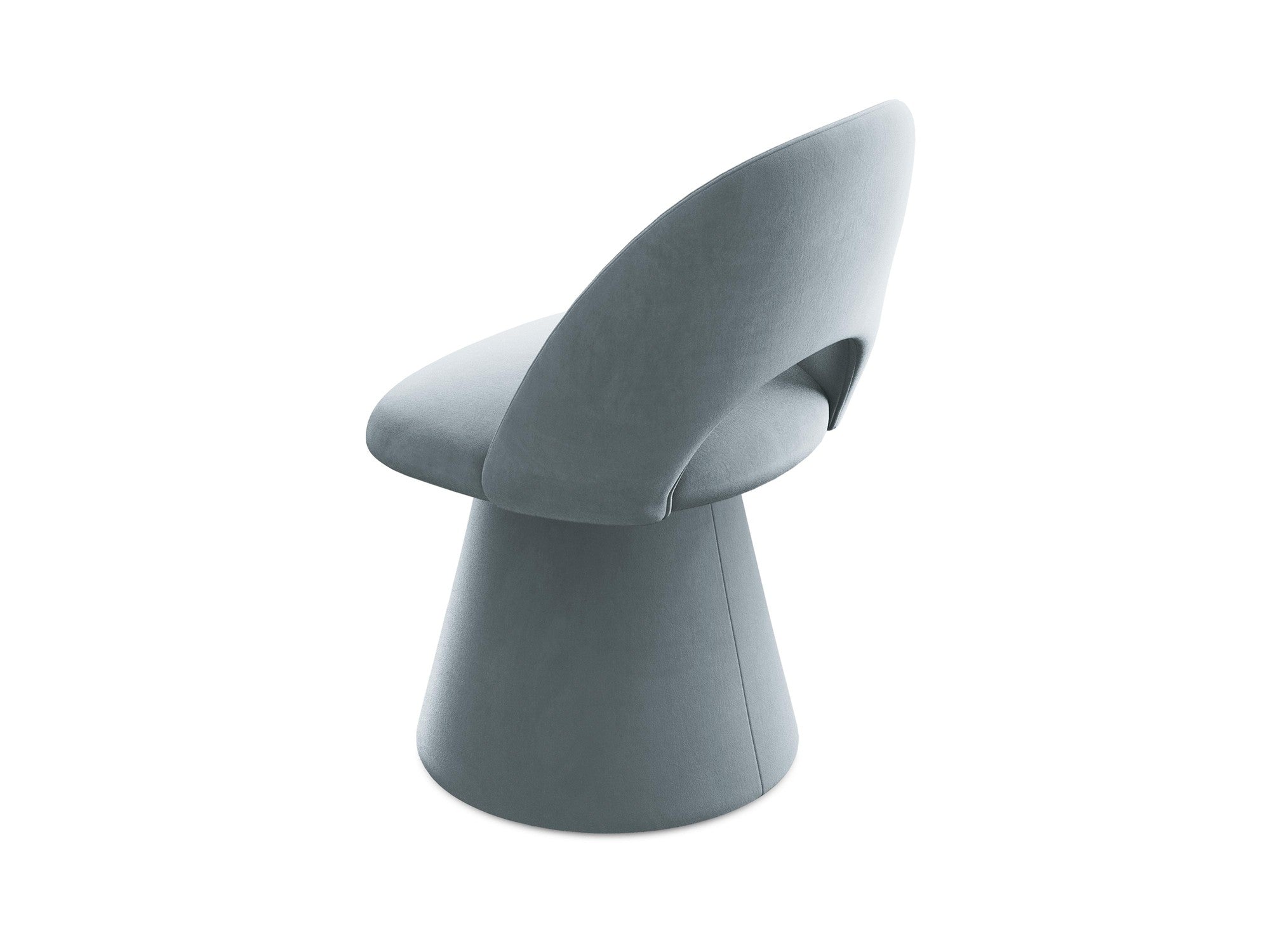 Velvet Chair KALO Light Blue