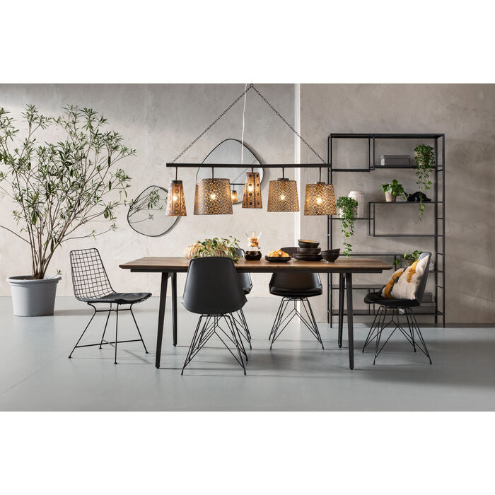 Black loft bookcase