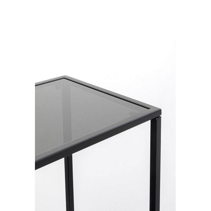 Low shelving black loft