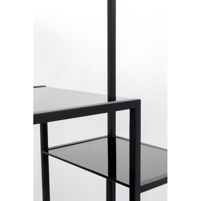 Low shelving black loft
