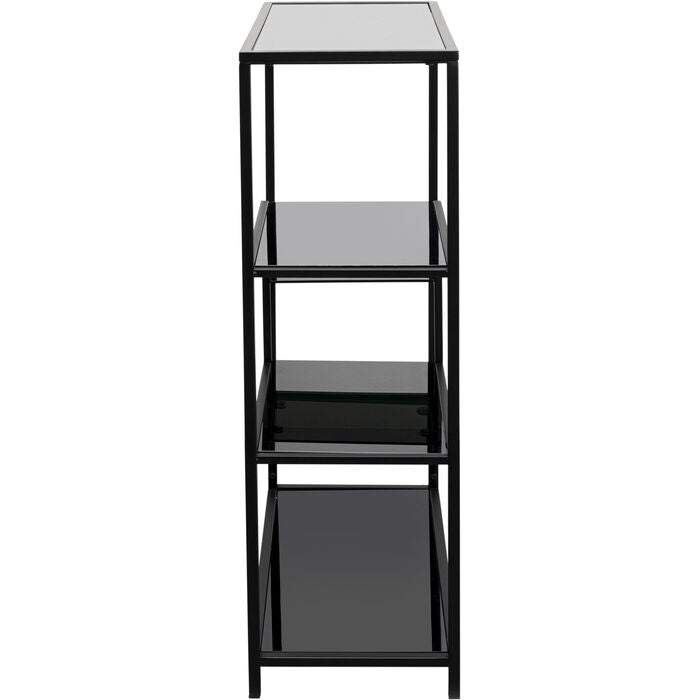Low shelving black loft