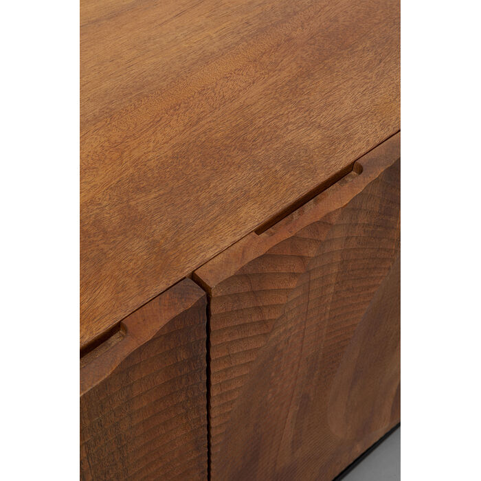 Madeira 4-Türer-Schublade mit schwarzem Holz