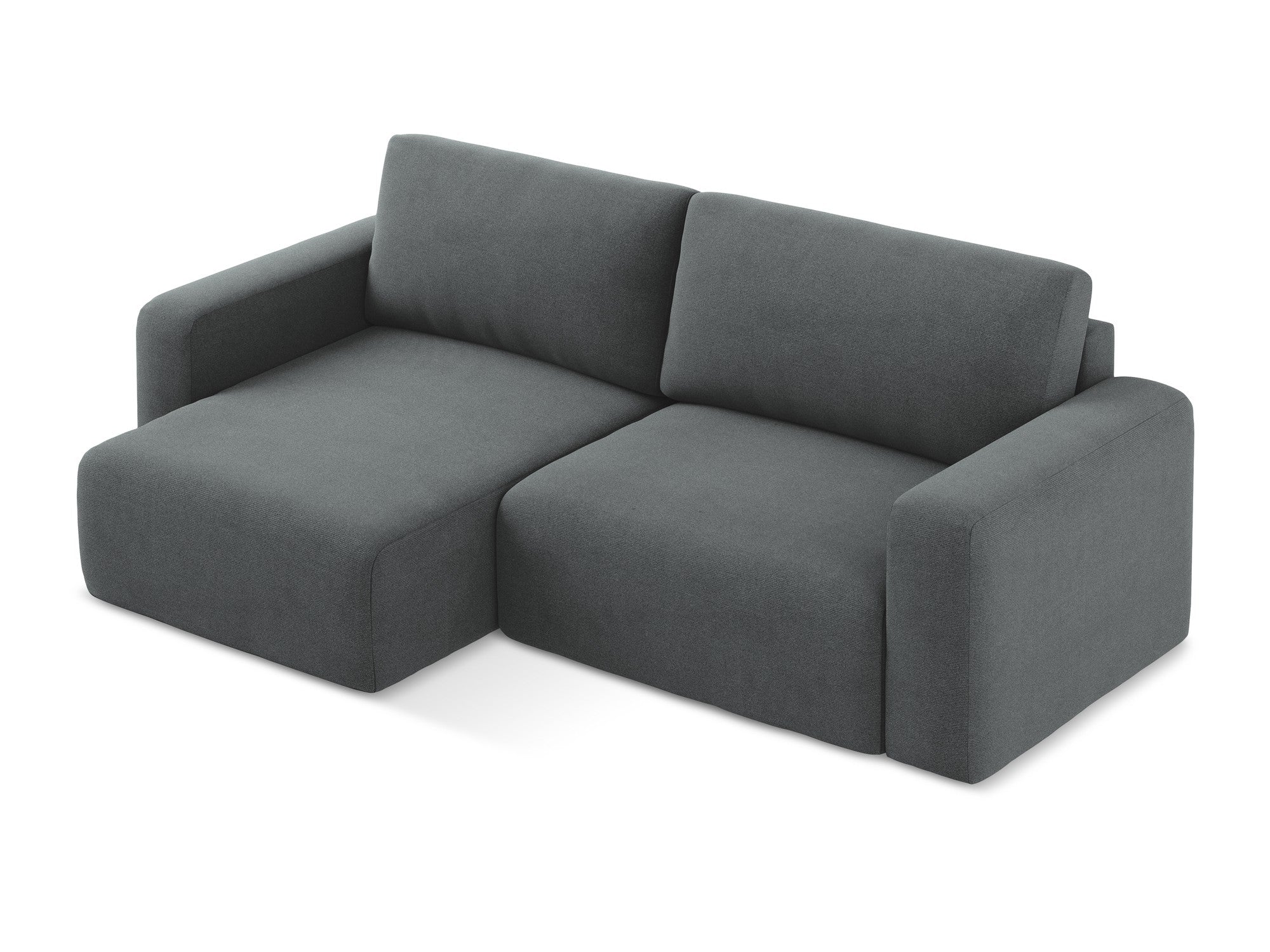 Left-sided corner sofa bed KONA gray