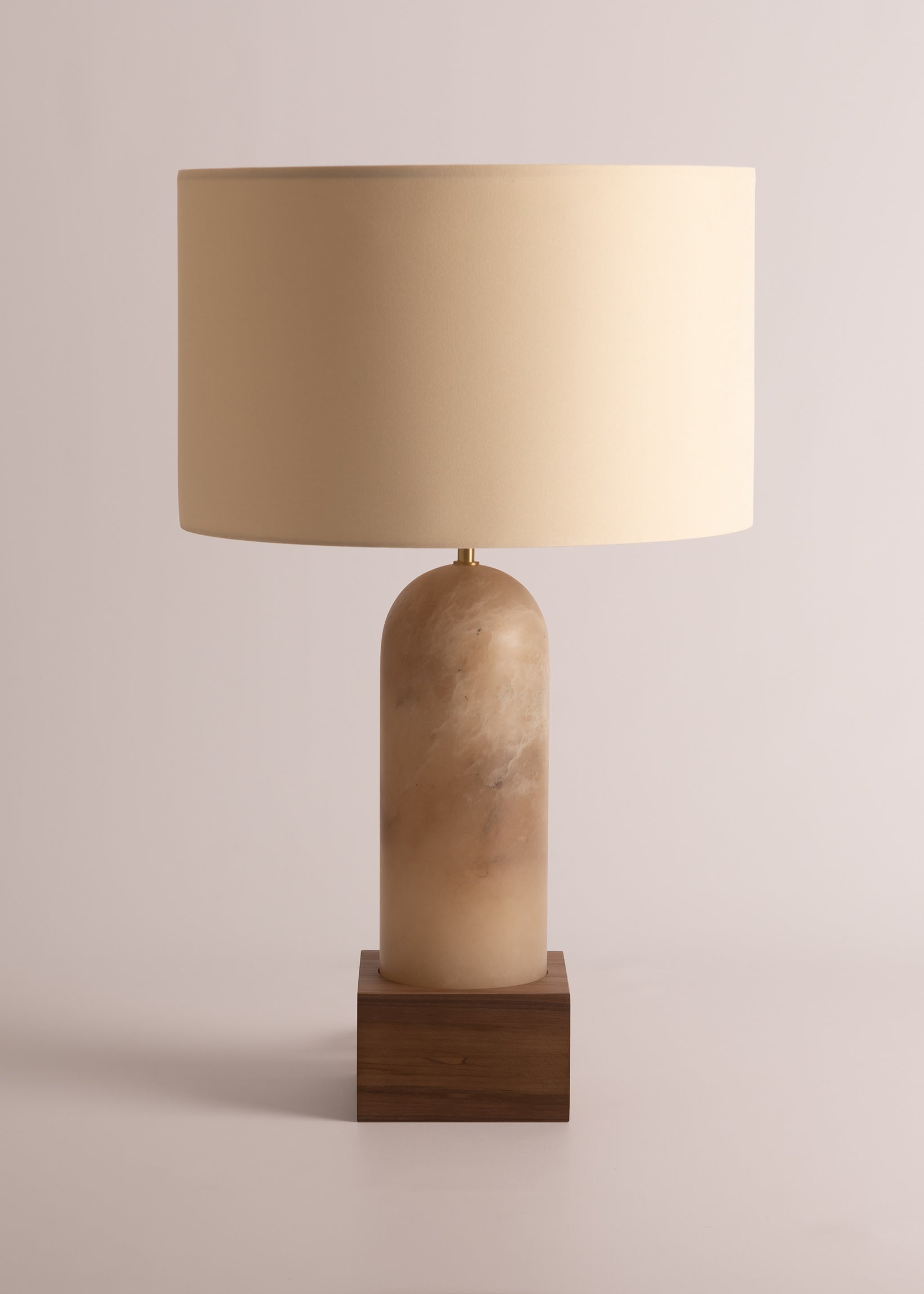 PURA KELO Table Lamp Dark Beige Alabaster