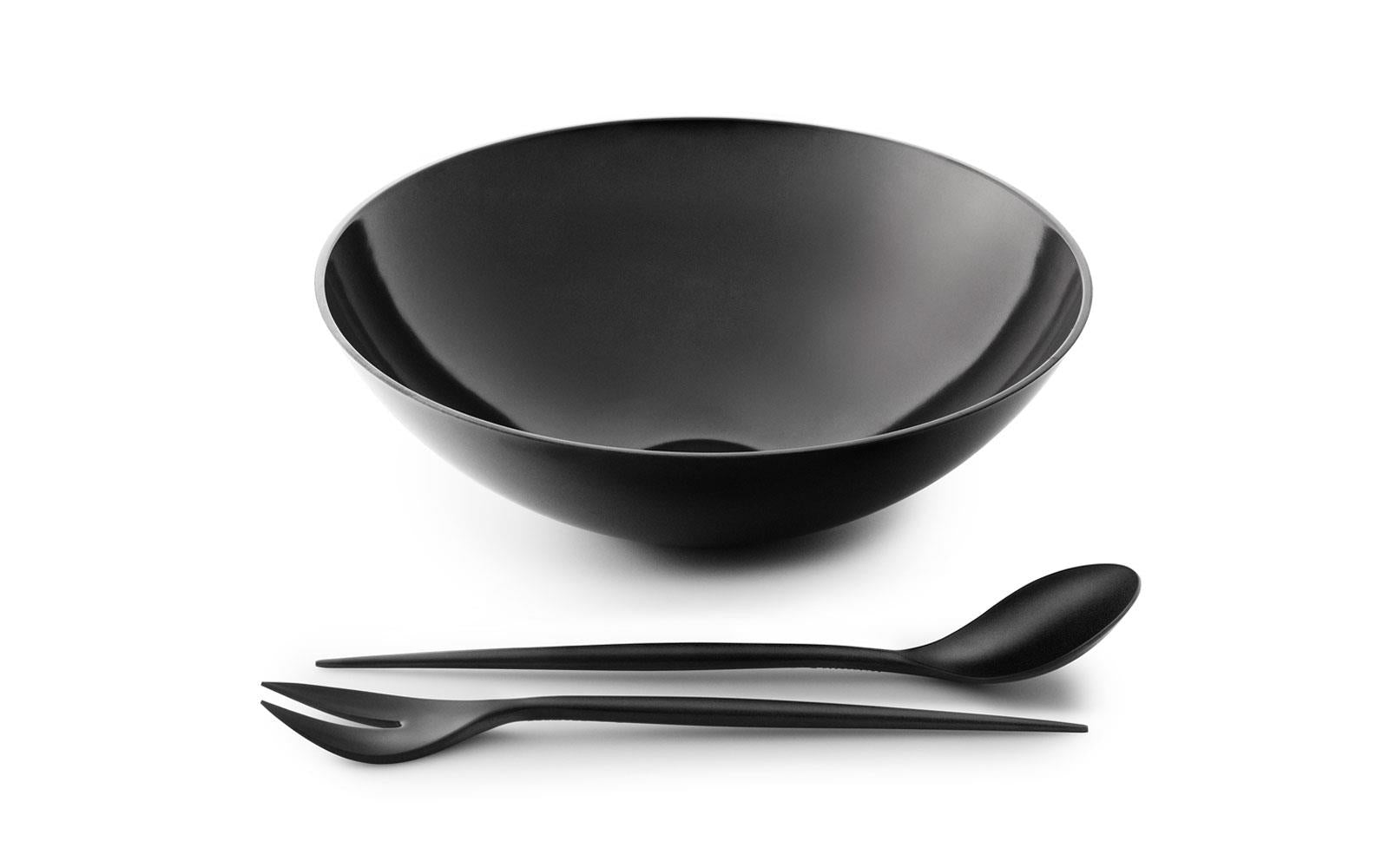 Salatbesteck KRENIT schwarz