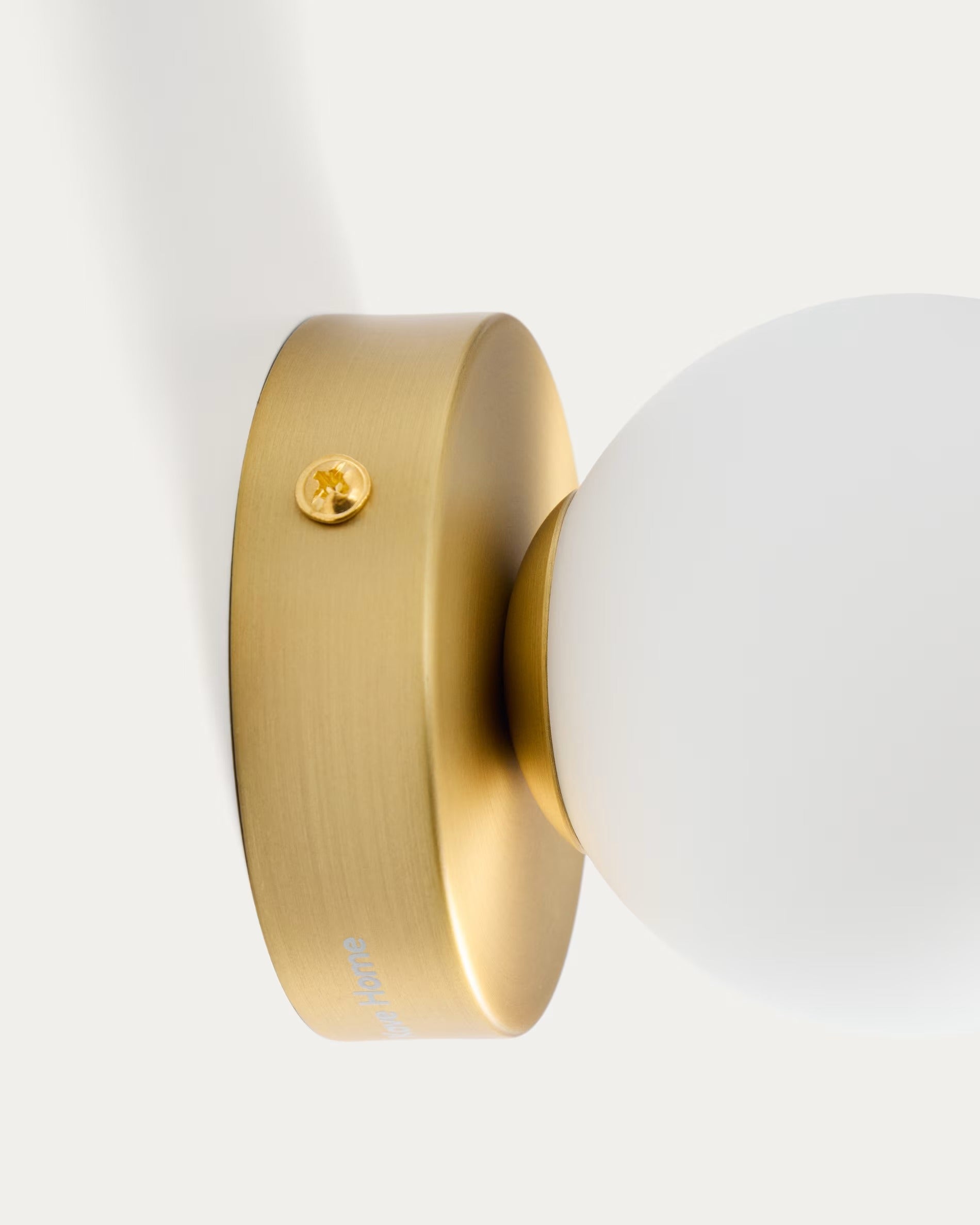 Wandleuchte BRISIA gebürstetes Messing