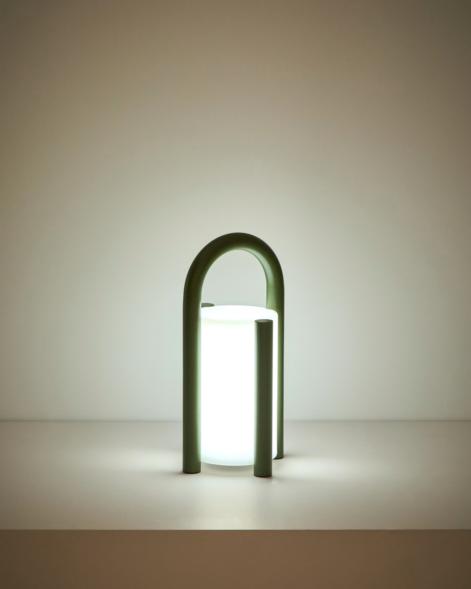Portable Garden Lamp LEROS Green