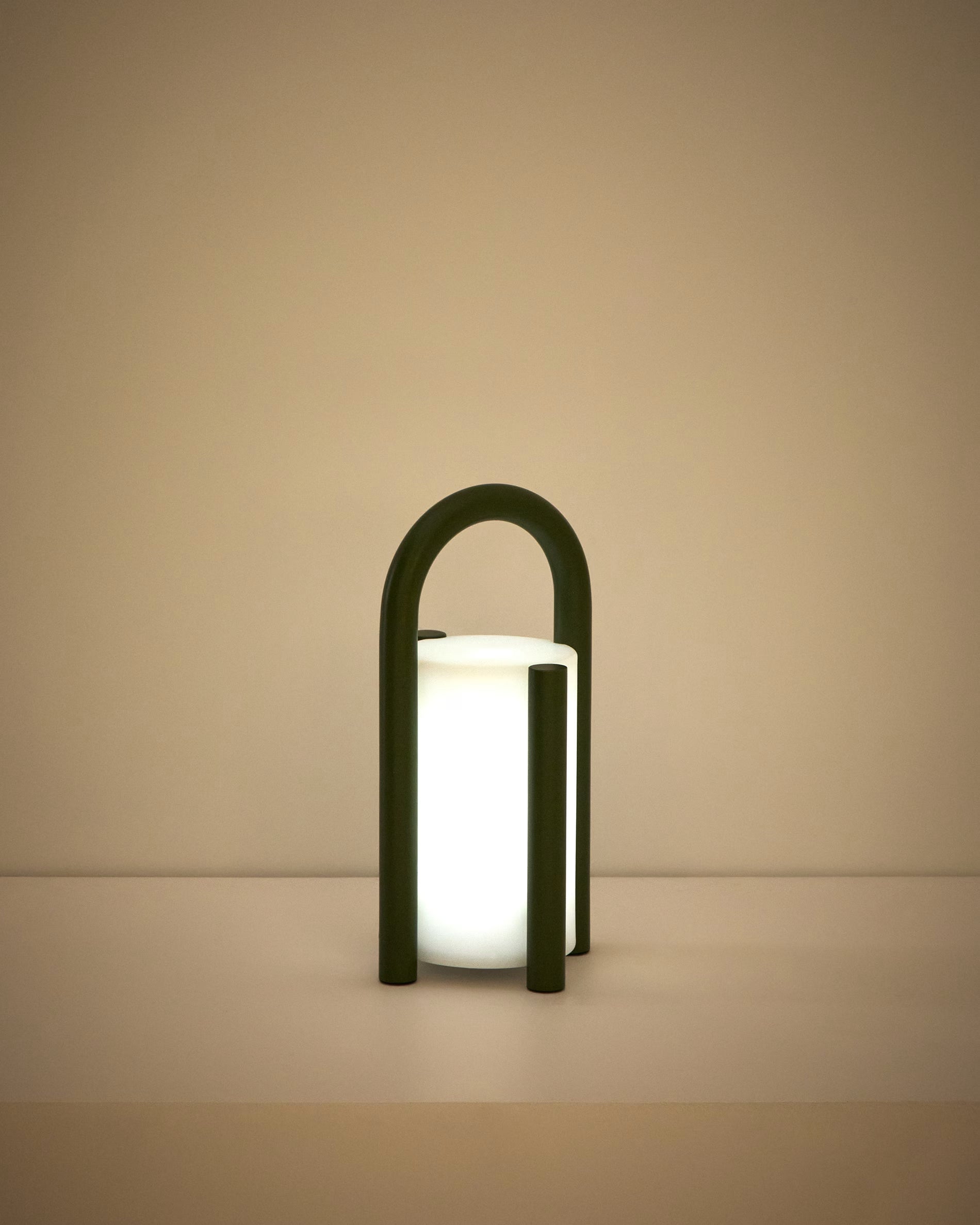 Portable Garden Lamp LEROS Green