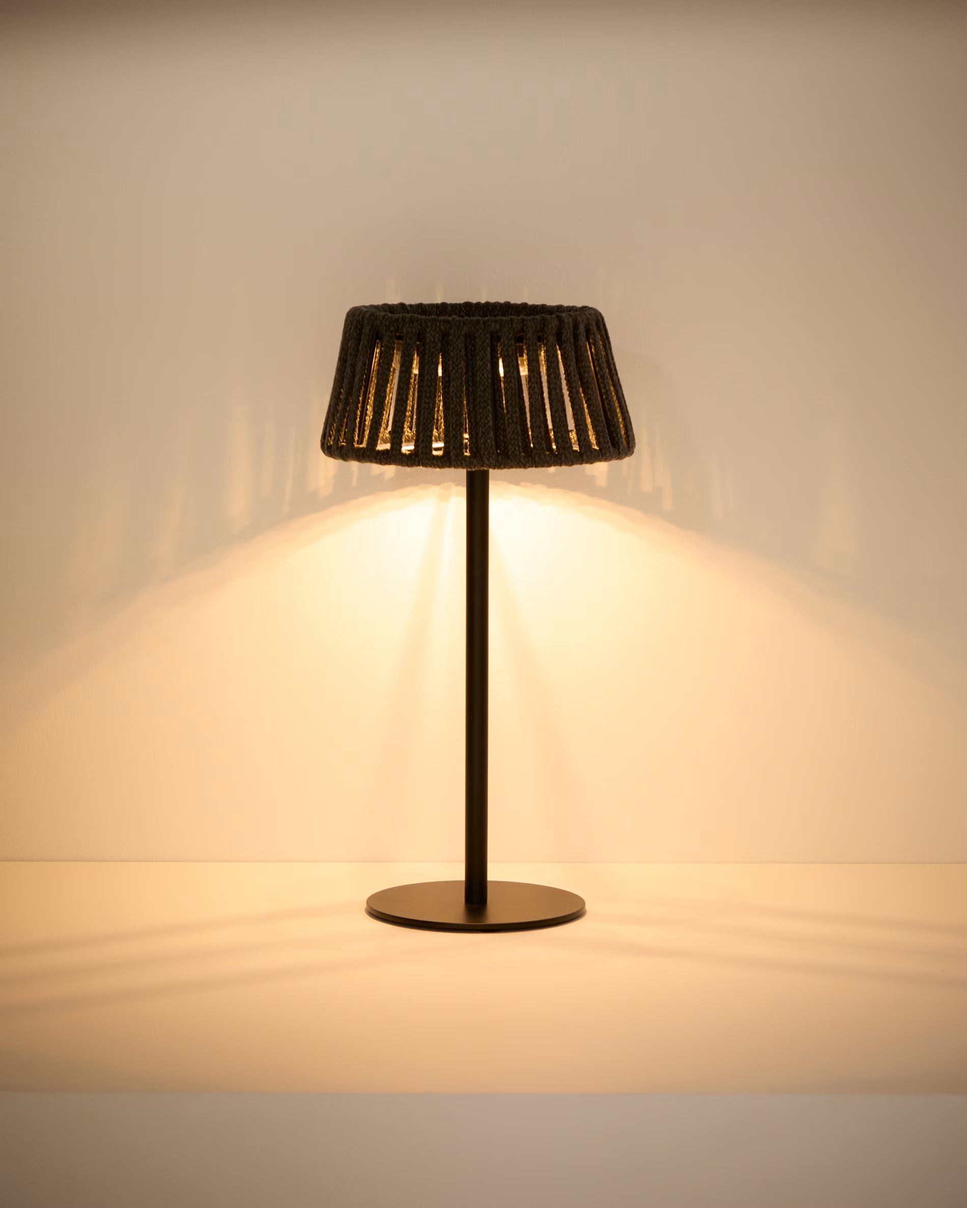 ALDET Black Solar Garden Lamp