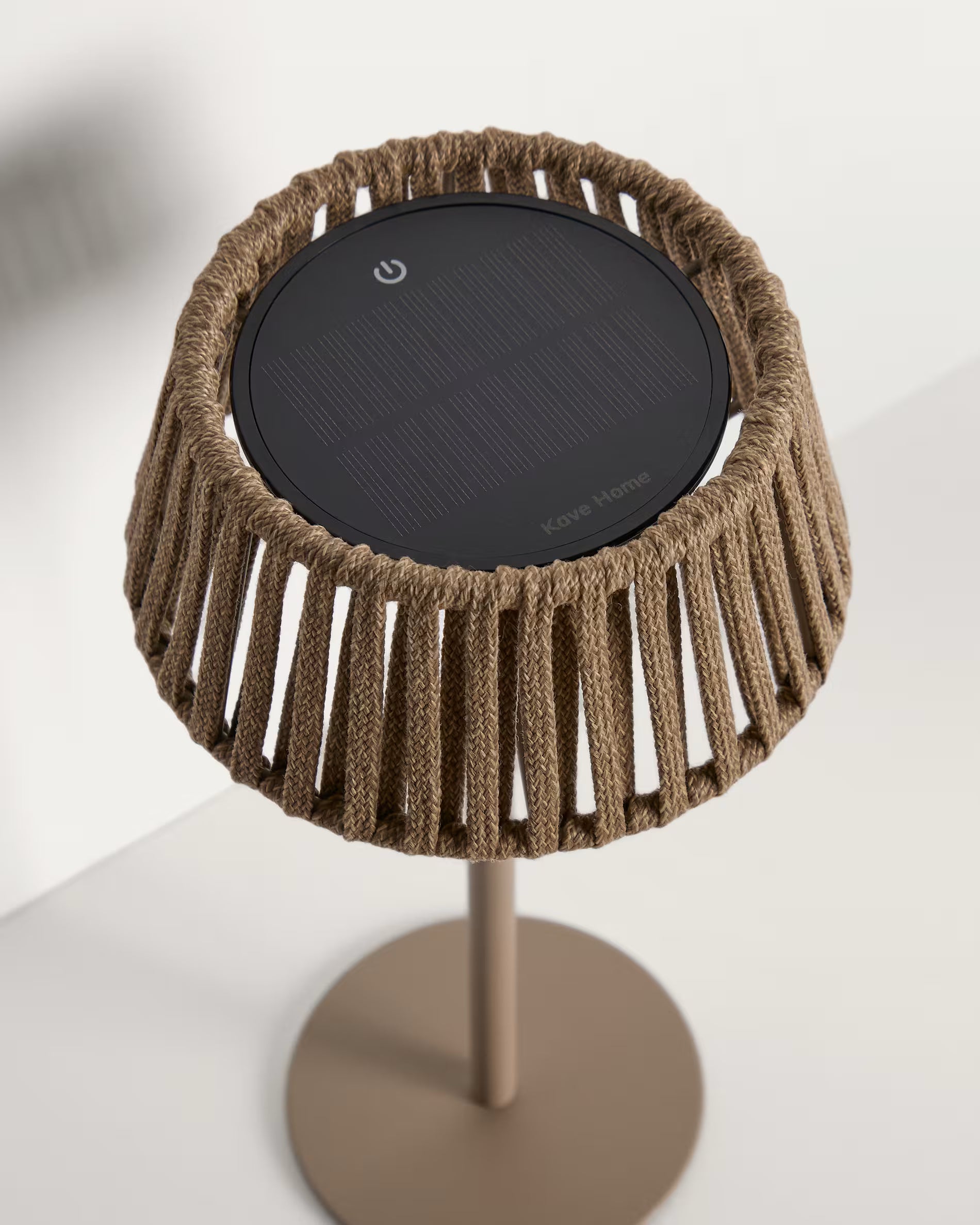Solar-Gartenlampe ALDET beige