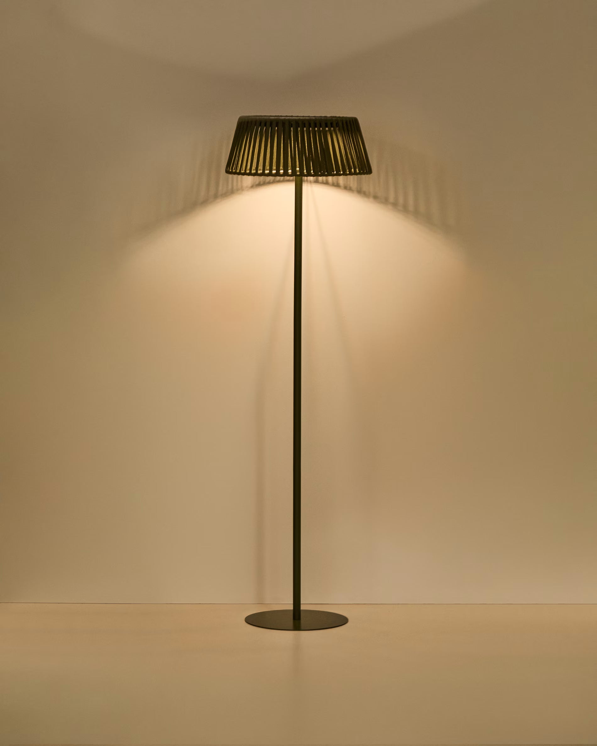 Solar garden floor lamp ALDET green