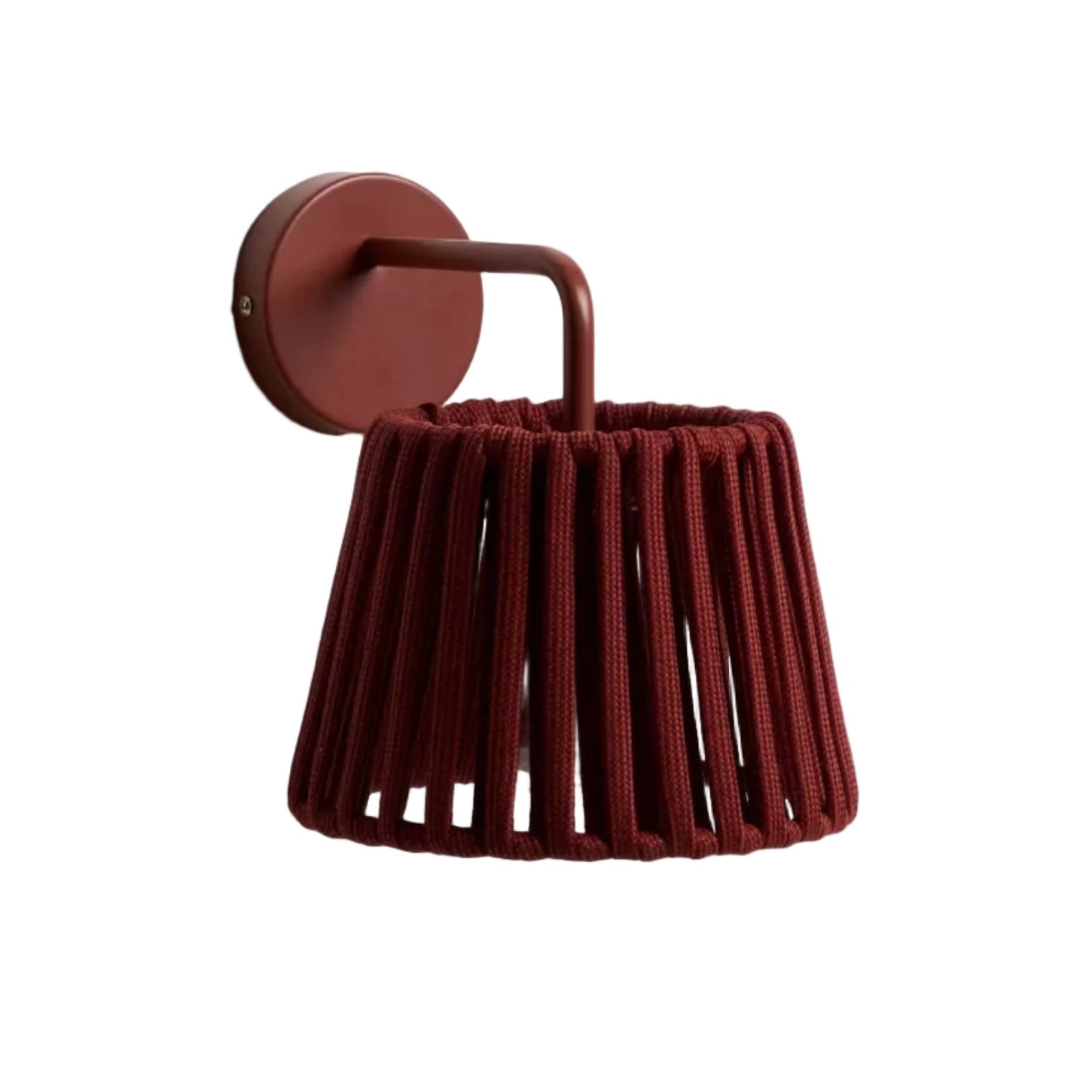 Wand-Solar-Gartenlampe ALDET Terrakotta