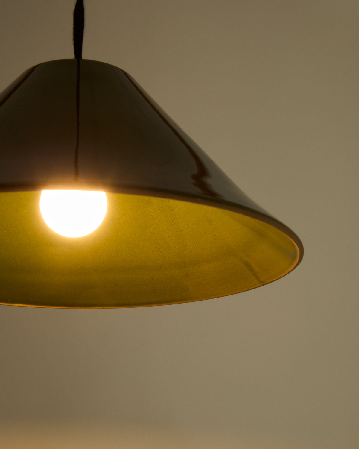 Lampa wisząca CEREN zielony ceramika – ujęcie 3