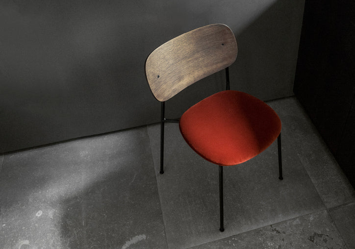 CO Chair with Oak Veneer and Black Base