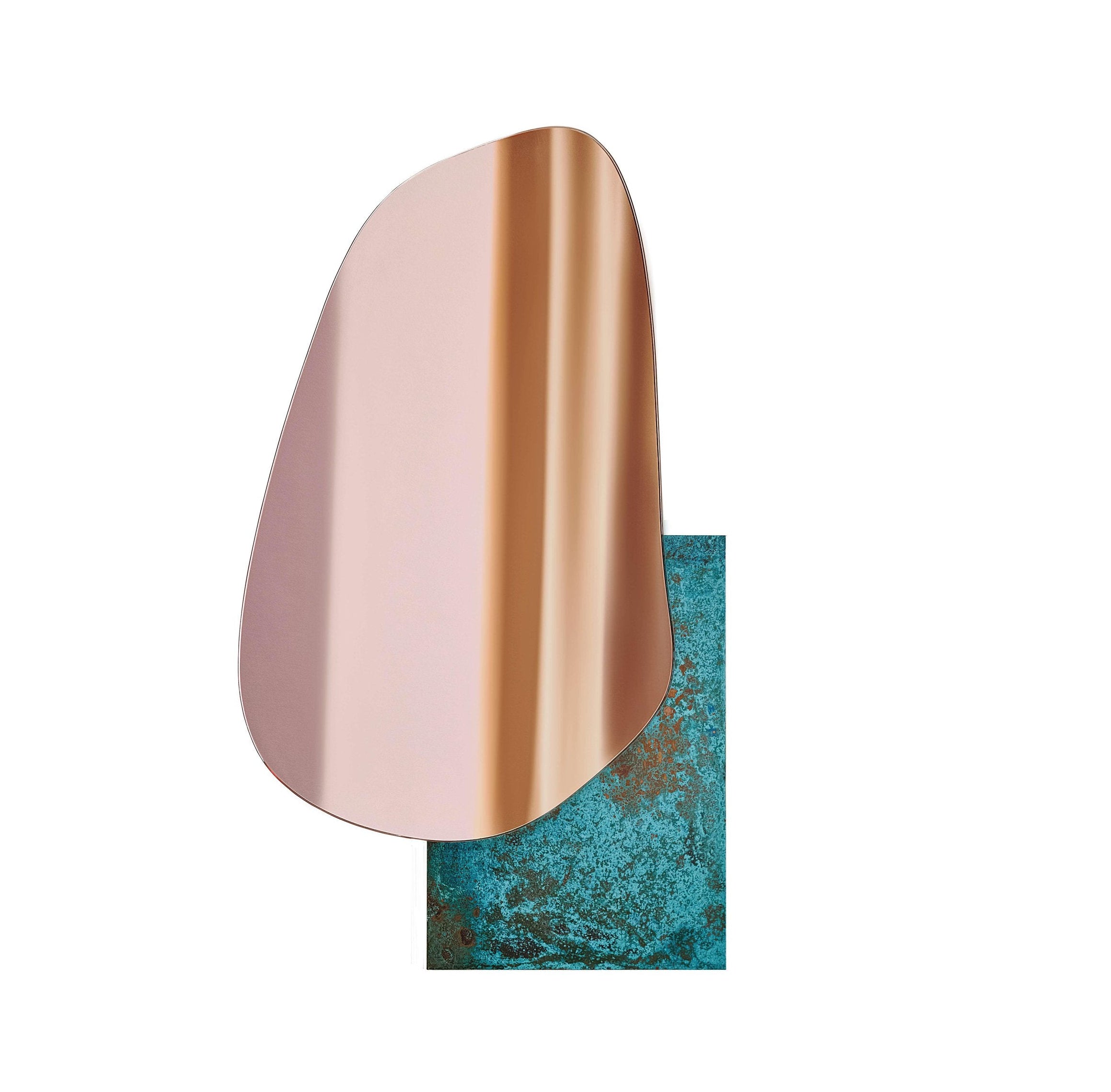 LAKE 3 Mirror - LIMITED EDITION oxidized copper
