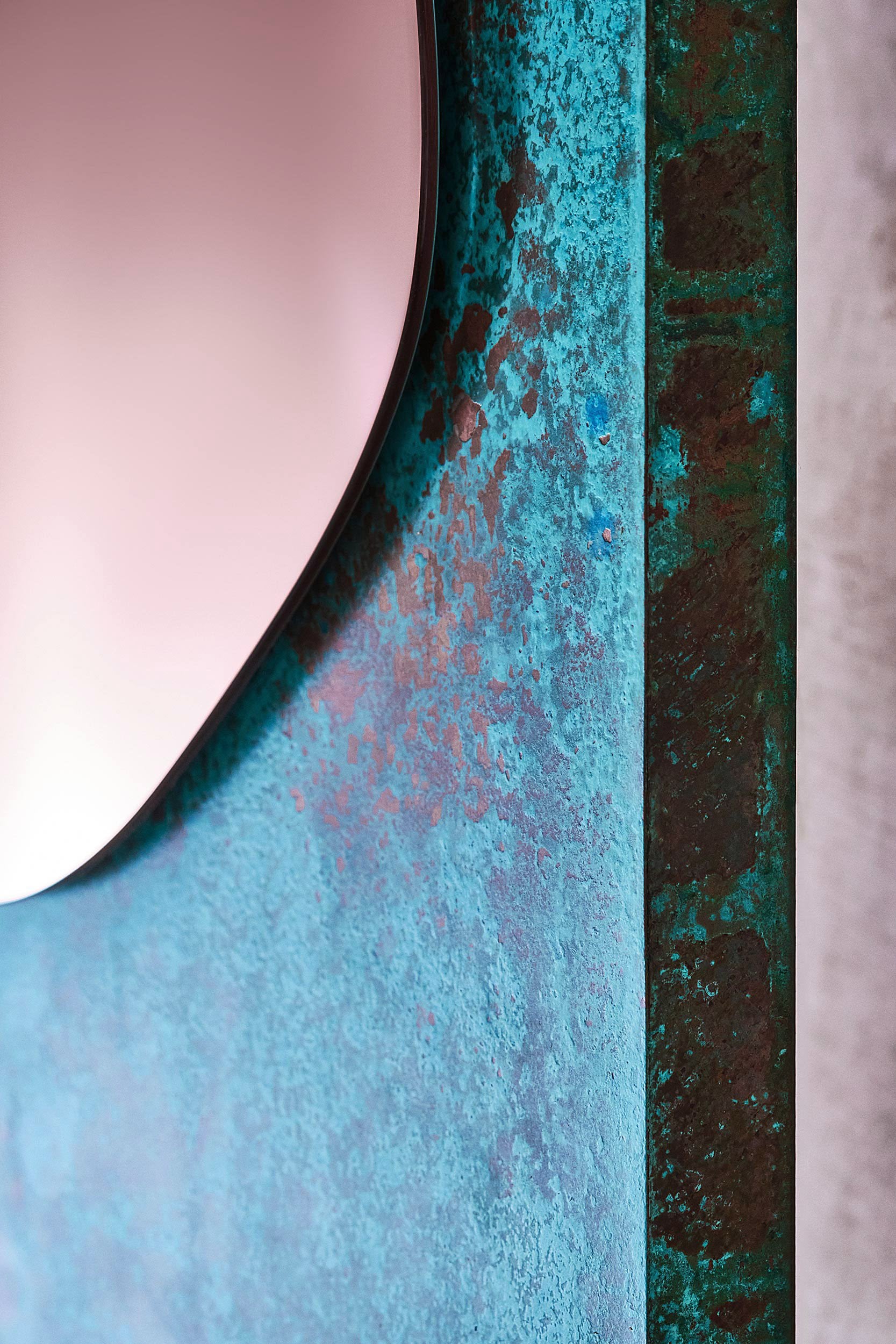 LAKE 3 Mirror - LIMITED EDITION oxidized copper