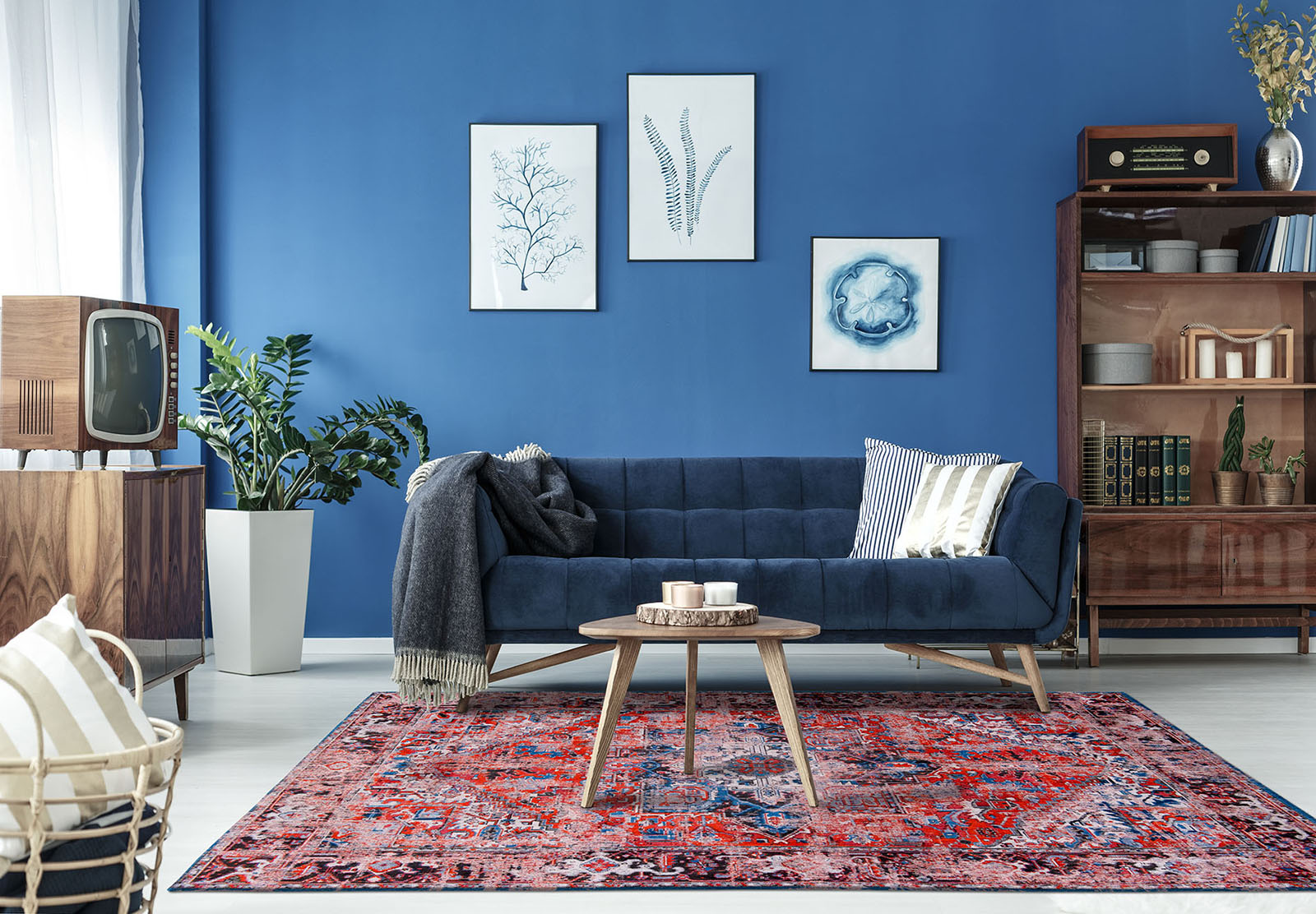 Heriz Classic Brick Red-Blue rug