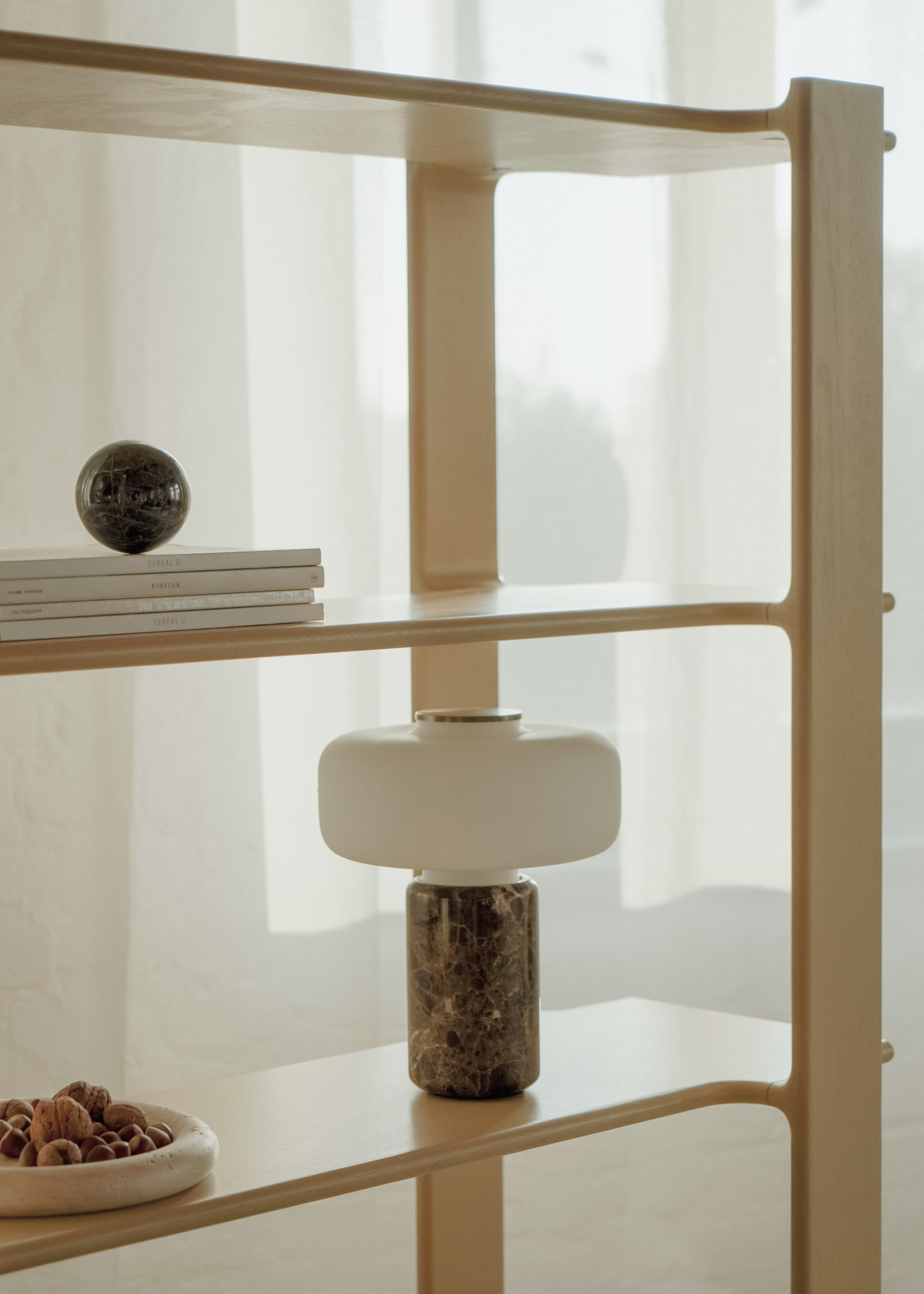 LIGO Shelf in Ebony Oak Wood