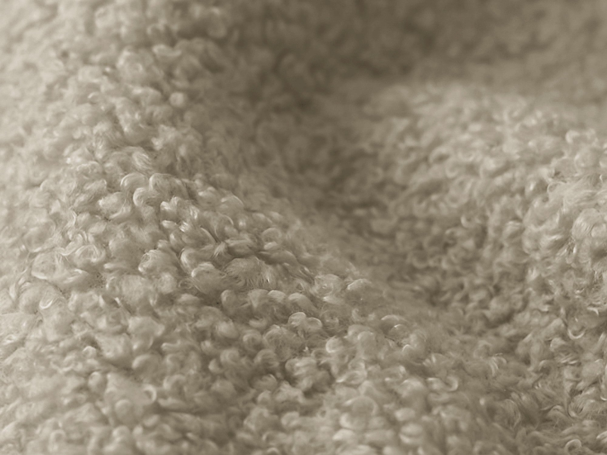 Sofa für 3 Personen mit Schlaf-Funktion LOHI dunkelbeige Boucle