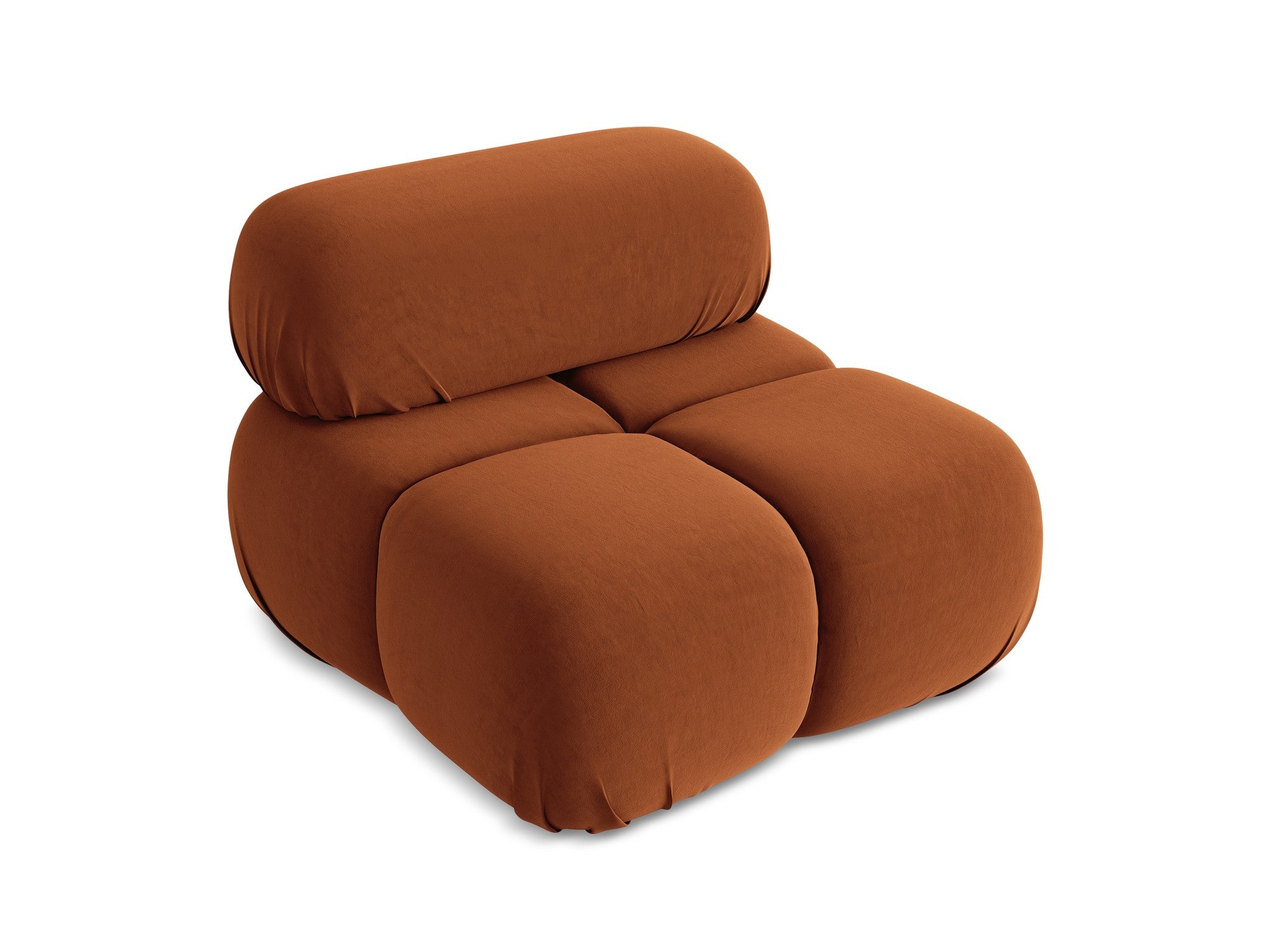 Sessel / Samtmodul LOKUA Terrakotta