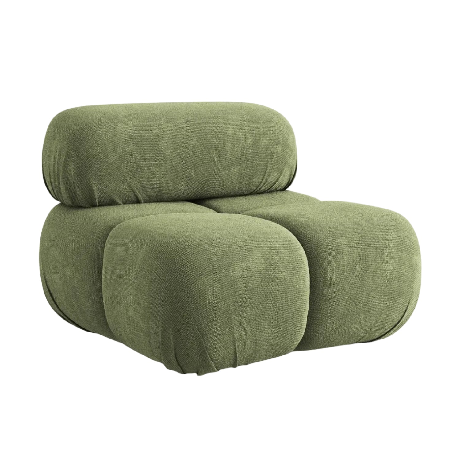Sessel / Modul LOKUA grüner Chenille
