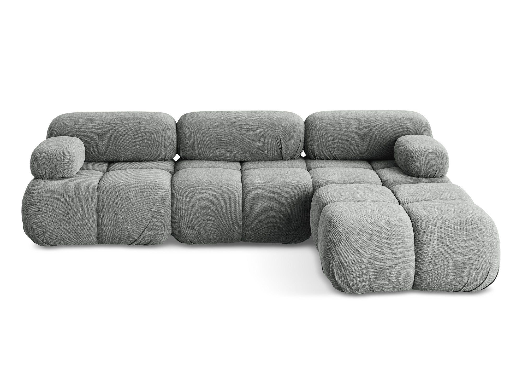 Modularer Universalecksofa LOKUA graues Chenille