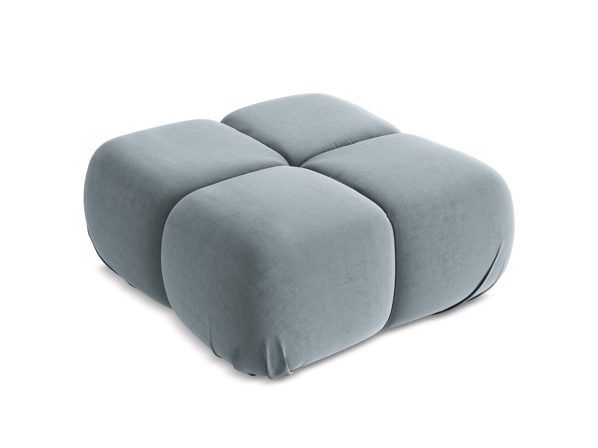 Hocker / Samtmodul LOKUA hellblau