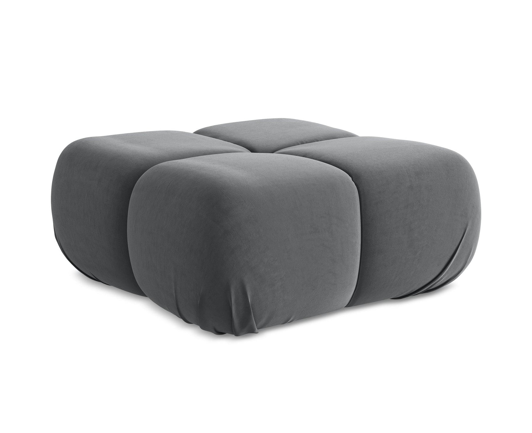 Hocker / Samtmodul LOKUA stahlgrau