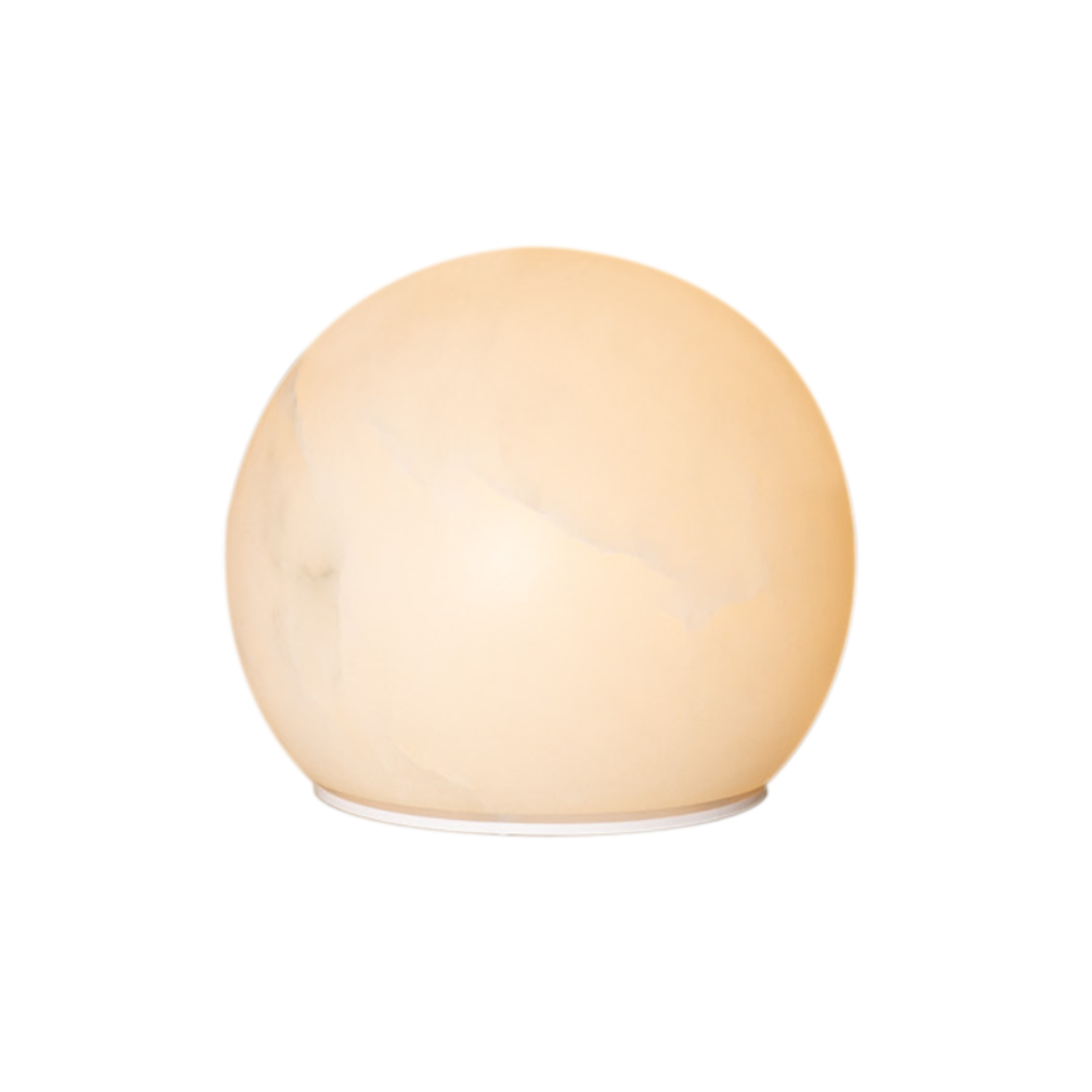 Tragbare Lampe AUGURISTO weißer Alabaster